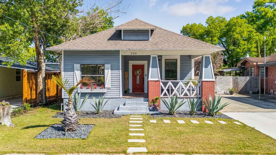 Move-in ready home located in the highly sought-after Seminole Heights neighborhood of Tampa—and not in a flood zone! NO HOA! 

This beautifully updated home features fresh interior paint, new light fixtures, and updated bathroom fixtures, along with an open-concept living space perfect for modern living. The chef-inspired kitchen boasts an oversized island, ideal for entertaining and everyday use.

Enjoy the outdoors with a covered front porch, fenced-in backyard, and a patio with ambient lighting—perfect for relaxing evenings. Additional highlights include an oversized driveway, shed for extra storage, and a tankless water heater for energy efficiency. Home also has a newer roof, updated plumbing and electrical, AC and a security system equipped with cameras.

Conveniently located near Armature Works, Tampa Riverwalk, and Ybor City, offering easy access to dining, entertainment, and more.

Don’t miss this exceptional opportunity—schedule your showing today!