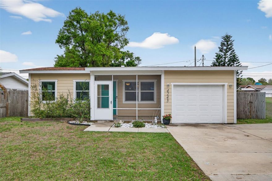 This nicely updated 3 bedroom, 2 bath, 1-car garage home is located in the Garden City neighborhood of St Petersburg, FL. Locals consider it the sweet spot for its practical proximity to nearly everything, without the premium price tag of so many St Pete areas....

The fully updated kitchen features granite countertops and stainless steel appliances. The primary has a generous closet and ensuite bathroom. Updated plumbing, electrical panel, HVAC 2021 and duct work, ROOF with Hurricane clips 2020, hurricane impact windows and so much more. Be sure to request a copy of our detailed “PROPERTY INFO BOOK”.......

So many possibilities for your large, fully fenced backyard with patio, raised garden beds, chicken coop and for shed lovers, a really nice, high quality shed. Room for your RV, Boat or Trailer or to add a pool. Because of your proximity to Jungle Terrace, you may have the gift and delight of having peacocks strolling down your street....


Your location offers you shopping, healthcare, restaurants, parks and easy to access beaches. Some of the favorites include:
> Treasure Island - 5.5 miles away - white sand beaches, clear water, world-class sunsets, paddleboard rentals....
> Sunset Beach - 6.6 miles away - Locals describe Sunset Beach as "laid back and something of a local secret” There's a boardwalk running almost a mile over the dunes offering Gulf views, and a pavilion with restrooms, showers, and a playground....
Favorite parks include:
> Abercrombie Park - 0.9 mile away - A hidden waterfront gem on Boca Ciega Bay with boardwalks....
> Walter Fuller Park & Recreation Center - 1.5 miles -Walter Fuller Park is a recreational complex filled with activities such as playgrounds, picnic pavilions, baseball, soccer and football fields, tennis and basketball courts, a community pool and a lake with a surrounding nature trail. The Walter Fuller Recreation Center provides recreational classes, elementary and teen programs and leagues, indoor basketball, volleyball and pickleball courts and community rental rooms...... 
> BONUS This is also located in the Unincorporated section of St Pete making short term rental allowed. Not in a flood zone. Be sure to book your appointment today.