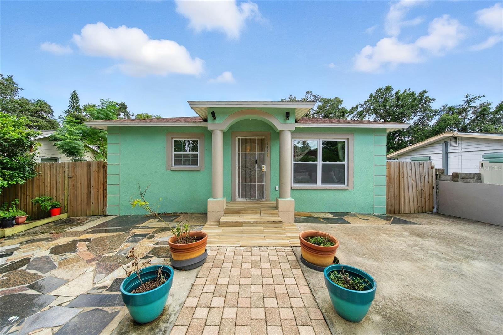 Welcome to this inviting 3-bedroom/2 bath home tucked in a friendly neighborhood. This home is perfect for Buyers looking to put a little TLC and make it their own. New roof, new windows, fenced in yard, tons of fruit trees and plenty of room for future additions. The possibilities are endless. This home has solid bones and a sensible layout. Tons of natural light, plenty of parking spaces, and an ample backyard. With proximity to schools, parks, shopping, and dining and so affordable you can't go wrong. Schedule your private tour today!