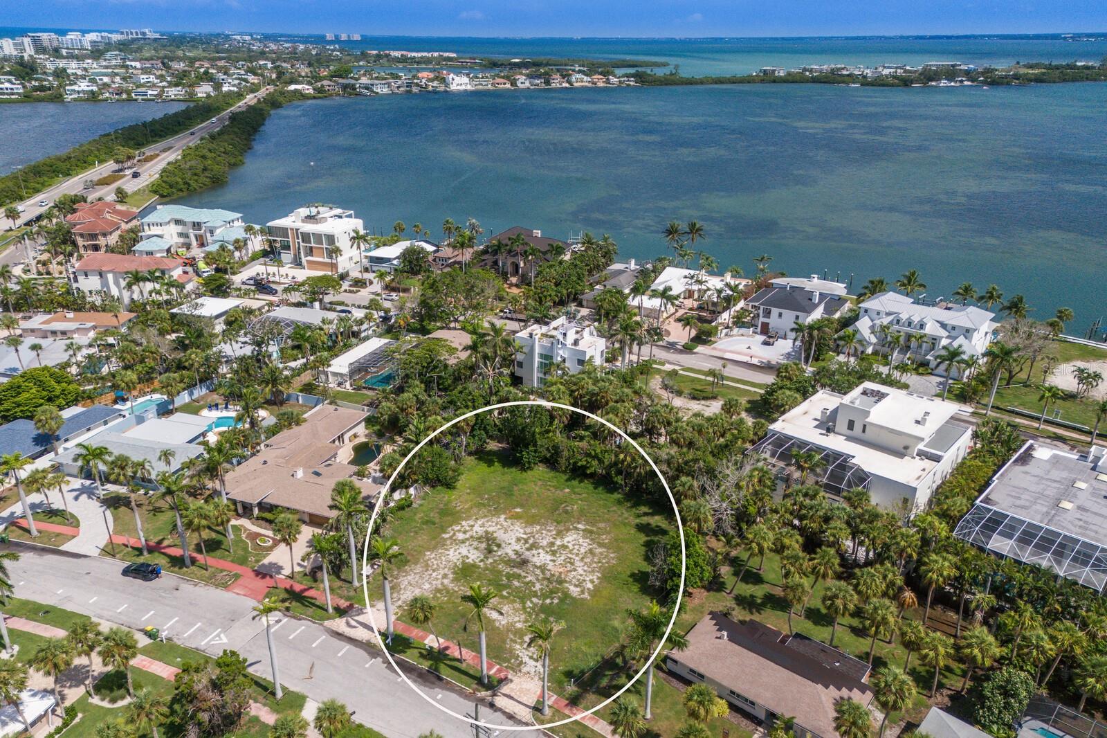 Prime Vacant Lot in the Heart of St. Armands Circle – Rare Opportunity. Discover one of the most coveted pieces of real estate in Sarasota – a large 17,588 SF vacant lot perfectly positioned in the heart of St. Armands Circle. This exceptional property offers unmatched versatility: build one spectacular estate home or subdivide to create two stunning residences. Surrounded by world-class restaurants, boutique shopping, and vibrant nightlife, this location offers the ultimate Sarasota lifestyle. Lido Beach is just moments away, while the cultural attractions and waterfront beauty of downtown Sarasota are a short drive over the Ringling Bridge. Whether you envision a luxury coastal retreat or a savvy investment in one of Florida’s most sought-after areas, this rare offering is your chance to own a piece of paradise in an iconic location. Seller will entertain offering owner financing