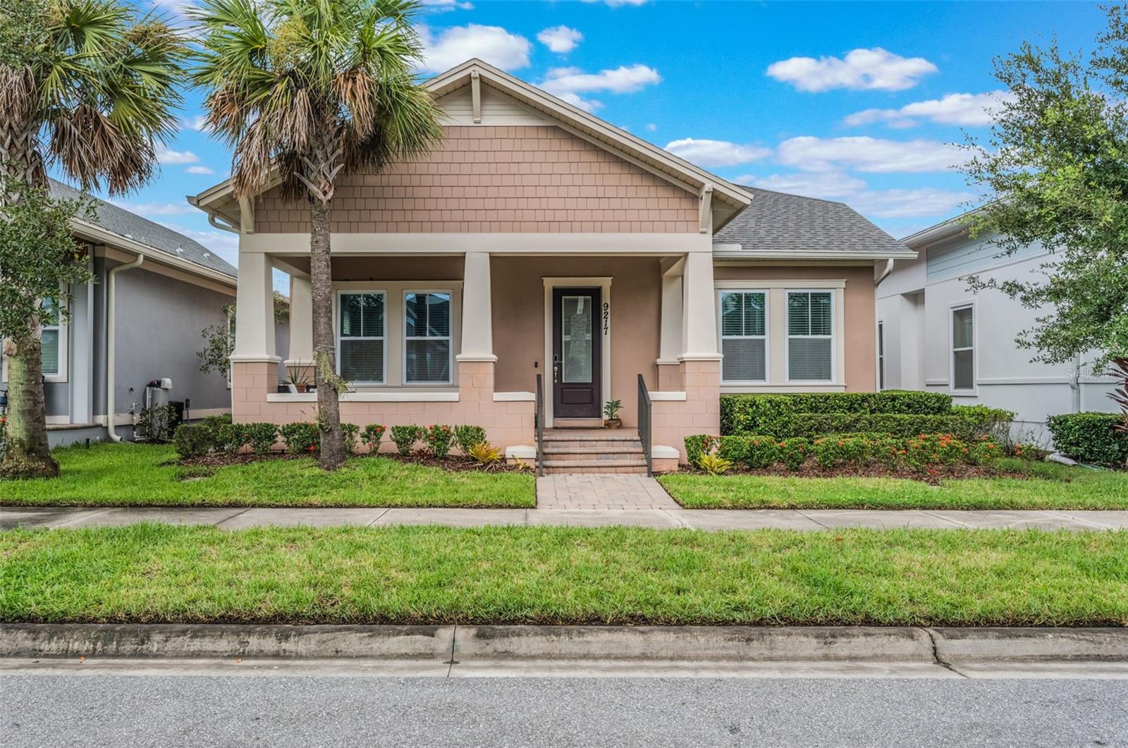 Step into sophistication with this stunning home in Laureate Park, one of Lake Nona’s most coveted communities. The main residence offers 3-bedroom, 2-bath and includes a versatile flex area that can easily be converted to a fourth bedroom. Full of natural light, the kitchen features a luxury style with plenty of cabinetry, quartz countertops, deep drawers, stainless steel appliances and modern light fixtures. New luxury vinyl flooring in the bedrooms and new tile in the flex area. The spacious garage apartment has its own entrance, a beautiful kitchen with island, granite countertops, one bedroom, one bathroom, laundry, and living room area perfect for multi-generational families, for in-laws or as an investment opportunity to generate additional income. The covered patio connects the main residence and the three-car garage. It is home of a custom built in grill with sink and refrigerator for those barbecue parties to entertain friends and family. The screened lanai is the perfect area to start or finish your days as it has a green space area to work out or meditate, and a jacuzzi/hot tub which can be easily access as well from the primary bedroom for convenience. On the side of the house there is a fenced runway that can be used for gardening or as your pet area. The community offers a state-of-the art fitness center, an aquatic center with a tranquil pool, a lap pool, and a splash pool, basketball, tennis courts, walking and bicycle trails, dog parks, playgrounds, community garden and more. Located minutes away from the Orlando International airport, Medical City, Boxi park, USTA National Campus, VA and Neumors hospital. Easy access to main highways like 417, 528 as well as to theme parks and beautiful Florida beaches. Schedule your tour today and enjoy the vibrant Lake Nona lifestyle, with world-class dining, top-rated schools, and cutting-edge innovation at your doorstep.
A rare opportunity for those who seek elegance, comfort, and investment potential—all in one.