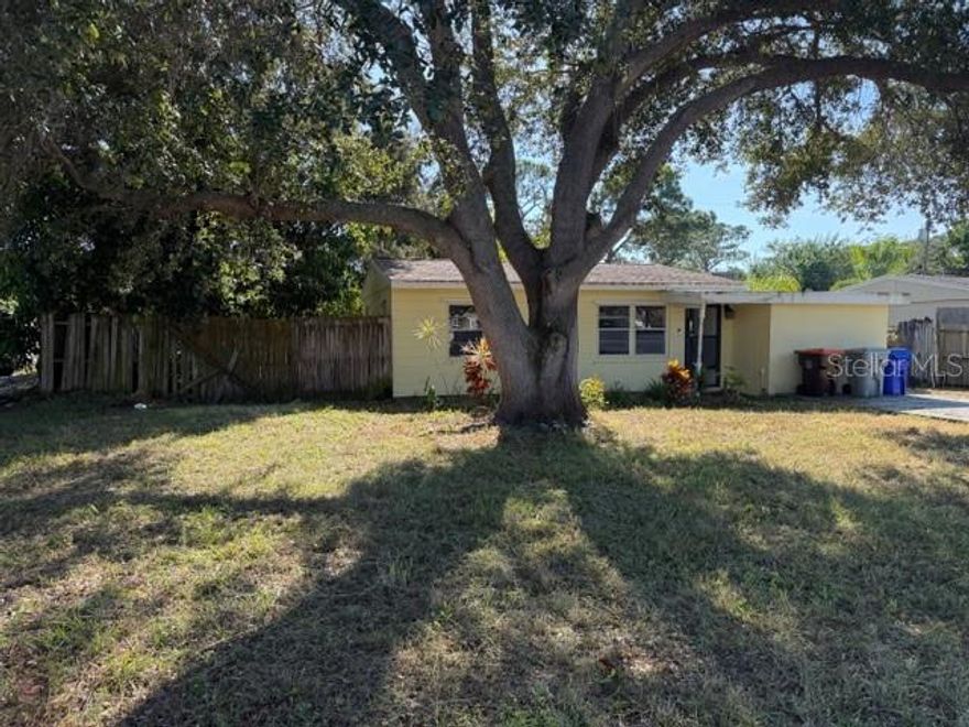 Welcome to your charming Florida retreat! This delightful 2-bedroom, 1-bath concrete block structure home sits tucked away on a peaceful dead-end street in the desirable Florida Ridge area of Vero Beach. Step inside to discover an open, light-filled living space that flows into the dining and kitchen areas-perfect for everyday living or relaxed entertaining. Outside, enjoy the generously sized lot with plenty of room for Florida-style outdoor living- imagine a garden, patio, or summer barbecues in the sun. The home is well-constructed and ready for your personal touches. With its solid structure, mature neighborhood setting, and proximity to beaches, shopping, dining, and more, this property offers great value and lifestyle upside. Whether you are seeking your first home, a smart investment, or a low-maintenance seasonal retreat, this property delivers. Do not miss this opportunity to live the relaxed Vero Beach lifestyle in a home that is ready to shine.