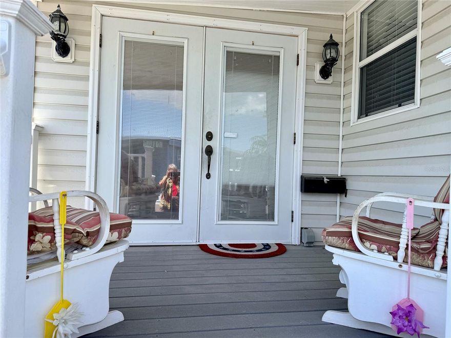 A LOT of PLUSES in this HOME...from the Covered Composite Floored Front Porch Through the Double French Doors with Mini-blind Inserts to the Open Floor Plan Family Room, Dining, Lving Room Open to the Kitchen. There is a Convienient 1/2 Bath off the Family Room. * Updated Windows Throughout * The Eat-in Kitchen is Loaded with Storage Cabinets, an Extra Countertop and an Extra Window for Abundant Natural Light. Both Bedrooms Accomodate Larger Beds and have Mirrored Closet Doors. The Well Appointed Hall Bath has Two Extra Storage Cabinets, a Tub / Shower Combination and a Washing Machine Closet. There is a Hall Broom Closet.  Along the Hall is an Updated Double Sliding Door Going Out to the Composite Deck, Storage Shed and Extra Width Carport. * No Back Neighbor! * Add Beachway Park's Well Maintained  Amenities: Reburbished Pool, Spa and Sundeck, Clubhouse, Shuffleboard and Onsite Laundry and  Located Next to the Pinellas Bike Trail; for a Winning Combination. The HOA of $240 a Month Includes: Water, Sewer and Trash, Natural Gas (heat, hot water & cooking) and Lawn Mowing. Beachway Park is a Short Bike Ride to the Gulfport Beach Recreation Area; Fishing Pier, Library, Performing Arts Theatre, Senior Cenre and Numberous Eateries and Shops. Gulfport Hosts Weekly Fresh Market, and Twice Monthly Art Walks Along with Numerous Special Events. Beachway Park and Gulfport a Great Place to Live at an Affordable Price! Resident Owned, Over 55, No Annual Rentals