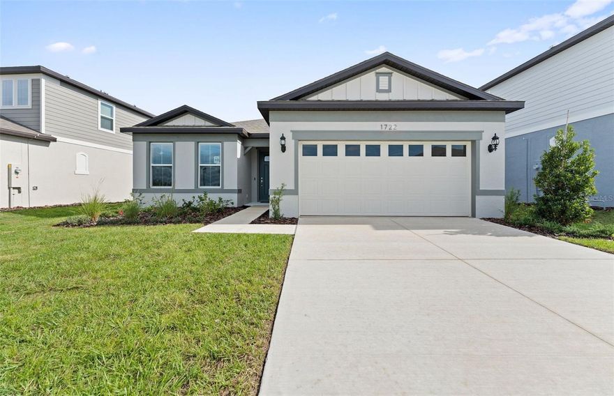 Move in Ready Available NOW!! Enjoy all the benefits of a New Construction Home in the Pulte Homes community of Silverlake, ideally located in Lake Alfred, FL, just minutes from I-4 and US-17. This community provides easy access to Lakeland and the Greater Orlando Area and will offer resort-style amenities, including a covered cabana clubhouse, pool, playground, and more. Plus, this community is Water Start Certified, so you’ll enjoy monthly energy savings
This beautifully designed home features the sought-after Medina floor plan, showcasing an open-concept layout that effortlessly blends style and functionality.  At the heart of the home is a stylish kitchen that’s sure to impress. It boasts a generous center island, stylish white cabinetry, 3cm quartz countertops with 8”x9” hexagon backsplash, and a full suite of Whirlpool® stainless steel appliances—including a refrigerator, dishwasher, built-in oven and microwave, and a stovetop with range hood.
The bathrooms have matching white cabinets, quartz countertops, comfort-height commodes and dual sinks, a linen closet, a private commode, and a walk-in shower in the Owner's bath. Luxury vinyl plank flooring is in the main living areas, 12”x 24” tile is in the baths and laundry room, and stain-resistant carpet is in the bedrooms. 
This home makes great use of space with a versatile enclosed flex room, a convenient laundry room with Whirlpool washer and dryer, additional storage in the HVAC closet, an oversized gathering room, and a 2-car garage with epoxy flooring.
Additional upgrades include 4 LED downlights in the gathering room, upgraded door and cabinet hardware tray ceiling at gathering room, and a Smart Home technology package with a video doorbell. 
Enjoy peace of mind with Pulte’s transferable, 10-year Limited Structural Warranty that covers materials and workmanship in the 1st year, workability of plumbing, electrical, HVAC, and other mechanical systems through the 2nd year, various types of water infiltration and internal leaks through the 5th year, and the structural integrity of the home through the 10th year. Plus, we’re currently offering limited-time incentives and below-market rates!