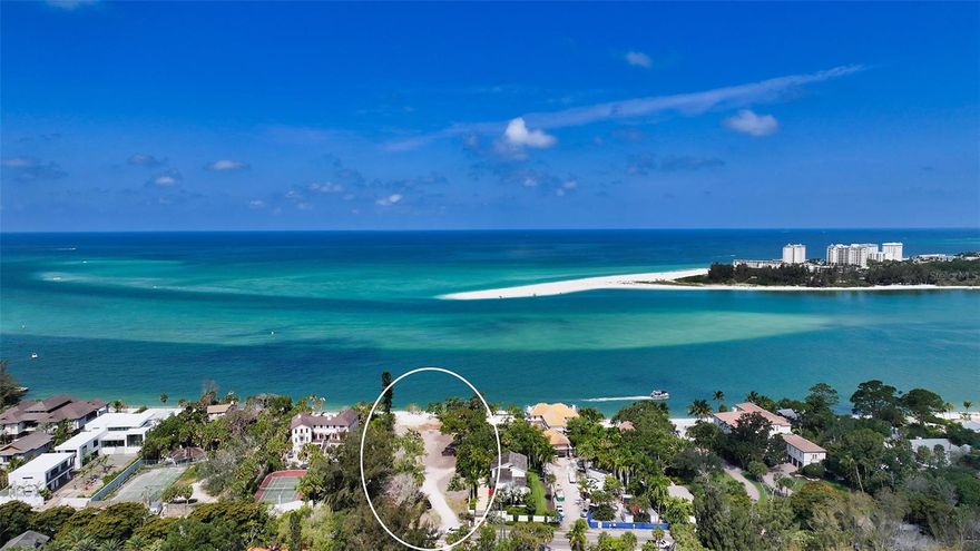 Siesta Key North end with 140+ feet of panoramic views. Seawall and rip wrap secured Gulf Front estate parcel. Discover a rare opportunity on Sarasota's coveted "Gold Coast" with this expansive Gulf-front property. Spanning 52,121 square feet with 141 feet of direct Gulf frontage, this lot provides the perfect canvas for your custom waterfront home. Enjoy unobstructed, sweeping vistas and breathtaking sunset views over the Gulf of Mexico year-round from your private beach area along the seawall and rip wrap. The cleared lot is ready for construction, with generous dimensions allowing for a main residence, potential guest house, extensive landscaping, and expansive outdoor living spaces. This property represents one of the few remaining opportunities to build a Gulf-front estate in Sarasota. Its prime location, size, and views make it an exceptional choice for those seeking to create their ideal Florida home.