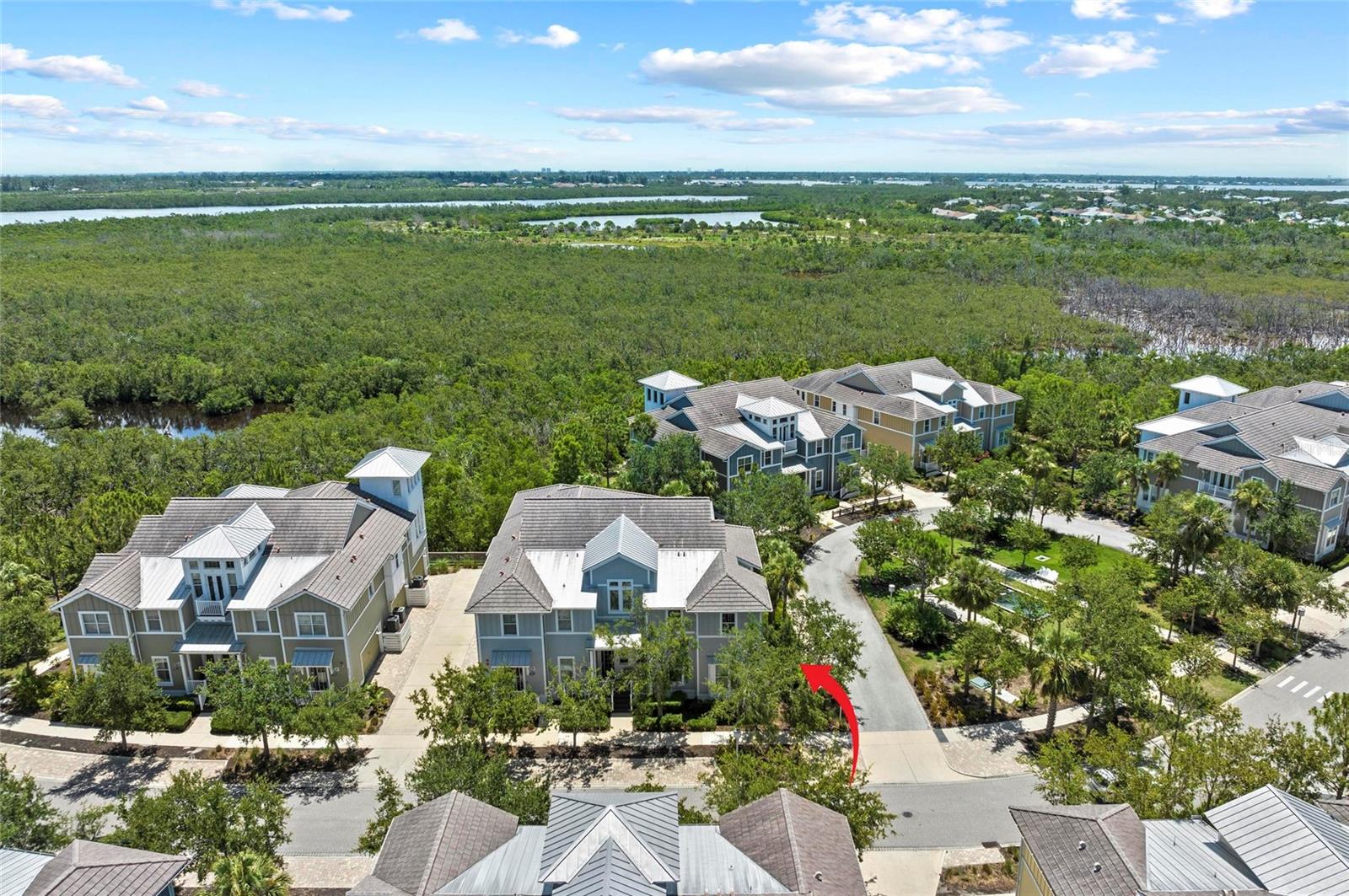 Location, location, location - not only is this home in the beautiful, gated, much sought after,
coastal resort community of Harbour Isle on Anna Maria Sound — but it has a premier location
in the community. This home is just across the street from the Mangrove Pool with it’s heated
pool, fire pit, cabanas, and gas grill and the unique custom designed lighted Mangrove water
feature and fountain is located right out your front door. This stunning Bimini floor plan home
with a large screened lanai offers peace, privacy and serenity in an impeccably appointed two
bedroom, two bath, plus den/office home. It is strong and built-to-last! This ground floor unit
offers extreme privacy, views of amazing wildlife in the mangroves and stunning sunrises.
Features in the home include white kitchen cabinets, stainless steel appliances, granite
countertops in kitchen and baths, tile backsplash, tile flooring in the main living areas and baths,
custom window coverings throughout - including blinds on the lanai. Many more lovely features
that you must see to appreciate. The den/study features a dry bar with beverage refrigerator
and this room could easily be converted to a third bedroom. Walk into the large Primary retreat
with tranquil views of the mangroves, a large walk-in closet, dual vanities and large shower. The
oversized 2-car garage has 12‘ ceilings that allow for overhead storage. The building has green
LEED certification, block construction with Hardie board exterior siding and PGT impact rated
windows. While inside the gates at Harbour Isle, explore two miles of neighborhood walking
trails with hammocks and benches along the way. Stroll to the nearby neighborhood pools with
outdoor grills, cabanas, fire pit and kayak launch for the 38-acre lake. End the day with an
incredible sunset at the 23,000 square foot Beach Club overlooking Anna Maria Sound. The
Beach Club features resort-style amenities with the Sky Bar, Lounge, Pavilion, Fitness Center,
Yoga Lawn, Event Lawn, resort pool, hot tub and a private beach to launch a kayak in the
Sound. Just outside the gates of Harbour Isle you’ll find the Margaritaville inspired Compass
Hotel, Safe Harbour Marina with wet and dry storage and Floridays waterfront tiki restaurant.
Cross the Manatee Bridge and you’re on Anna Maria Island with its sugar sand beaches and
island charm, and the pristine Robinson Preserve is only a mile away. Live your best life and
enjoy an active lifestyle in award-winning Harbour Isle. Call today for an appointment! You
must see this beautiful home. For video copy and Paste to browser: