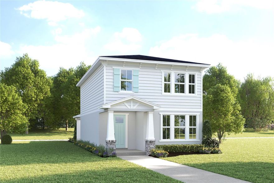 Pre-Construction. To be built. Nestled in the heart of Auburndale’s Lakes District and on Lake Mattie, our community is surrounded by six lakes, scenic trails, parks, and Village Centers—all within walking or biking distance. Plus, you're close to 2 major airports, Orlando and Tampa, and just 45 minutes from the magic of Disney! Welcome to Lake Mattie Preserve! New homes with rear-load garages, Old Florida or Craftsman-style exteriors, lanais, & resort-style amenities. The Hutchinson single-family home has everything you want. Enter through the rear 2-car garage and say hi to friendly faces in the great room. Dinner smells amazing in the gourmet kitchen. It’ll taste even better once it’s moved from the island to the lanai. A flex space at the front of the home became your office and gym, perfect for a quick workout. After reading in the 2nd-floor loft, just outside 2 bedrooms and a full bath, head to your private owner’s suite. This spacious escape has a walk-in closet and double vanity bath, and it’s your favorite room in the house you love. All Ryan Homes now include WIFI-enabled garage opener and Ecobee thermostat. **Closing cost assistance is available with use of Builder’s affiliated lender**. DISCLAIMER: Prices, financing, promotion, and offers subject to change without notice. Offer valid on new sales only. See Community Sales and Marketing Representative for details. Promotions cannot be combined with any other offer. All uploaded photos are stock photos of this floor plan. Actual home may differ from photos.