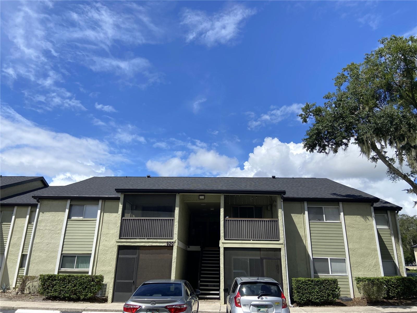 Great location for your new home or investment property. Destiny Springs is a lakefront community with plentiful amenities. The unit has two bedrooms and two bathrooms with a spacious primary bedroom as well as a combined living and dining room. Second floor unit so no upstairs neighbors. Roof replaced in 2024, updated electrical panel, smart thermostat and plumbing. Amenities include multiple pools, clubhouse, tennis court, lake access, dock, laundry and car care center. The community has beautiful water views and is convenient to I-4, 436 and 414. Each unit has an assigned parking spot with guest parking that is convenient and plentiful. Pet friendly community with sidewalks and sitting areas.