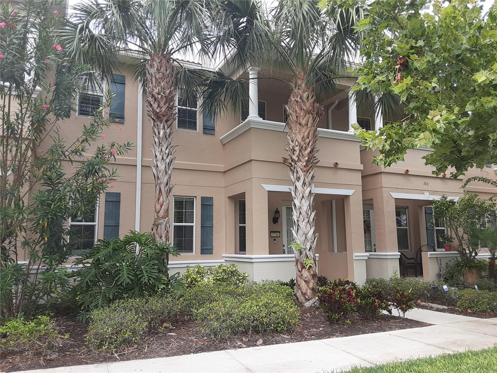 Seasonal/short term only Beautiful townhome in convenient location just off University Parkway. This Mediterranean style development is built around a large lake in a quiet and peaceful setting but close to the University Parkway corridor for easy access to I-75, the airport, shopping, the new UTC mall, dining and fun. This townhome has an open planned setting for easy family time and entertaining. The living room is spacious and open to the dining area and kitchen. All bedrooms are upstairs and large. The master bedroom has spacious walk in closet with organizer, en-suite bathroom with double sinks, and walk in shower. On the ground floor there is a huge storage closet, laundry room and one car garage. This home is furnished for style and comfort. The first floor is all tile and the 2nd floor is all wood flooring so NO CARPETING. There is a one car garage with rear entry. This townhome has a view of the lake and gazebo. Amenity package includes resort style heated pool, tennis courts, basketball court, playground and BBQ grills. AVAILABLE JULY 1, 2025. The rent during off season (May thru November is $2500/month + 13% tax). This community is governed by a homeowners association. Approval may include an application, background screening, fees, and an approval process. Contact the agent for details. Don't miss out on this wonderful place to use as your vacation base camp-call NOW!
