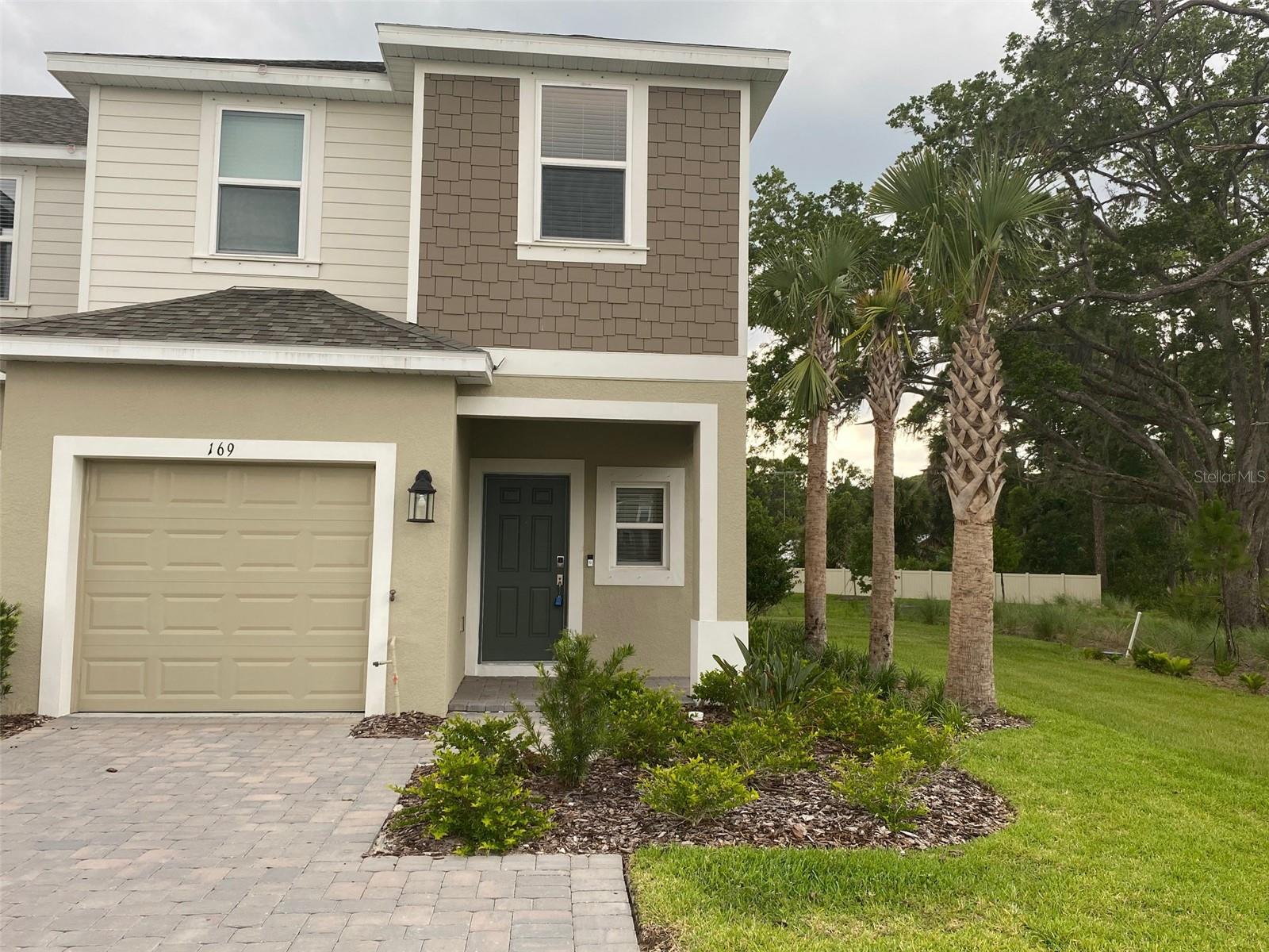 Brand New Corner Unit Townhome
Discover Florida living at its finest at Riverfront Townhomes in Edgewater. Whether you’re relaxing on the observation deck, strolling through the certified butterfly garden, or letting your pup play in the dog park, this community is designed for nature lovers and outdoor enthusiasts.
Enjoy gentle river breezes and a peaceful backyard—perfect for soaking in the coastal lifestyle. Inside, all three bedrooms and the laundry room are located upstairs for convenience, while the open-concept kitchen downstairs flows seamlessly into the backyard through sliding glass doors, ideal for indoor-outdoor living.
Tile flooring in the main areas offers durability and easy upkeep, while plush carpet adds comfort to the bedrooms. Be the first to live in this beautifully designed, spacious townhome featuring stainless steel appliances—including a refrigerator—plus a washer and dryer, a convenient half bath downstairs, and two full baths upstairs.
Perfectly located near beaches, lakes, restaurants, medical facilities, and more.