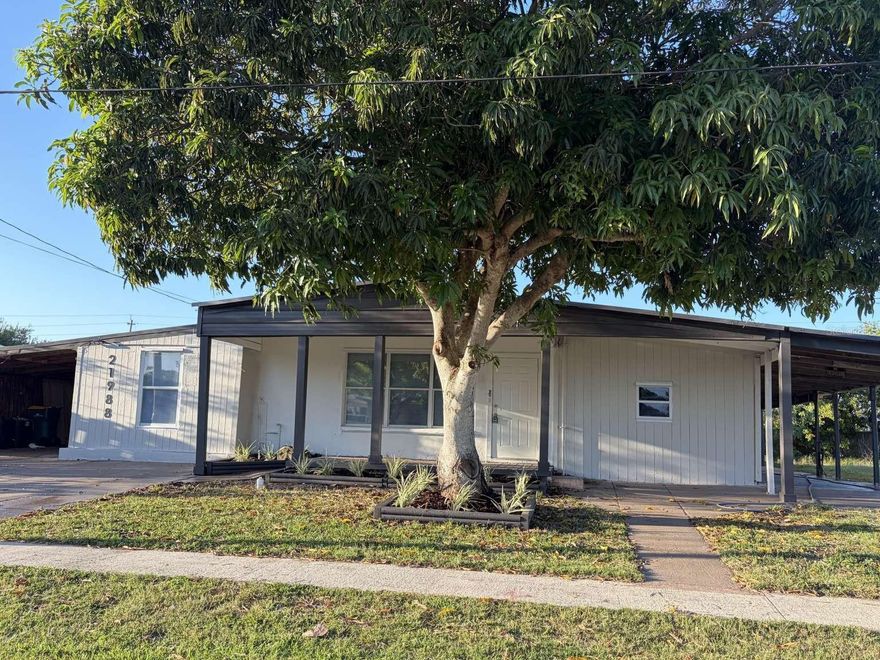 3 bedroom, 2 bath dream home, plus a 1 bedroom, 1 bath attached mother-in-law suite. This stunning home features new vinyl wood flooring, stainless steel appliances and white cabinets in the kitchen, updated bathrooms fixtures and cabinets, modern light fixtures, utility/laundry room with W/D connections, carport, and fenced-in backyard.