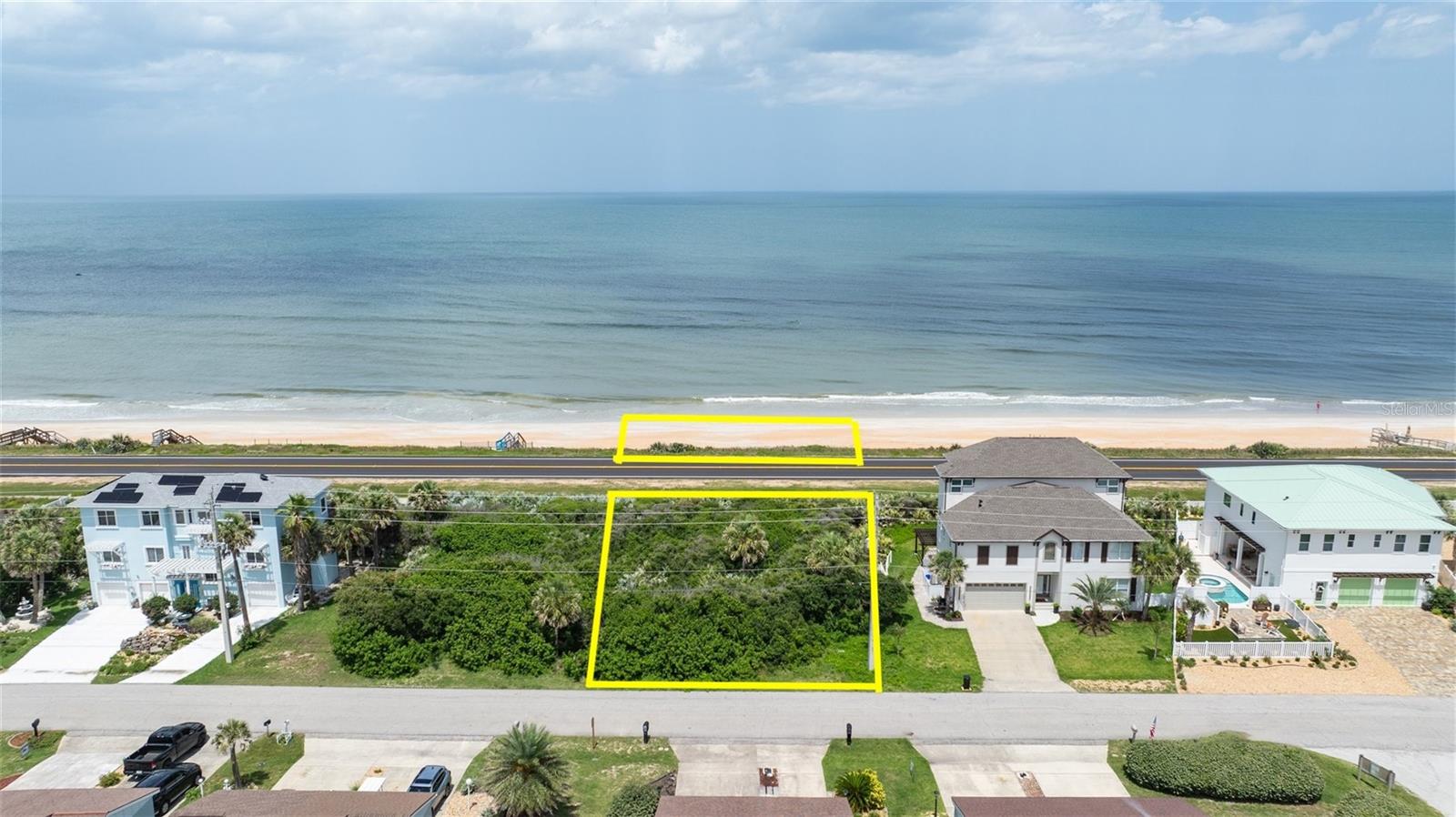 Discover a rare opportunity to own a prime coastal beachside vacant lot combo just over a mile north of the iconic Flagler Beach Pier and directly on the atlantic ocean with unobstructed panoramic ocean views. This 78' X 113' buildable homesite includes the 78' X 123' dune parcel (ID #361131493000000007A) across the street for private walkover. This location places you steps away from vibrant restaurants, shopping, parks and nightlife, with easy access to sun-soaked beaches perfect for surfing, sunbathing, walking, and biking. Enjoy nearby boat ramps on the river for endless water adventures. As one of the last remaining lot combination available at this price point, seize your chance to invest in Flagler Beach’s exciting growth before this coveted coastal lifestyle becomes unattainable. The adjacent lots are alos available (inquire). ALL INFORMATION IS ASSUMED ACCURATE BUT NOT GUARANTEED. ALL MEASUREMENTS ARE APPROXIMATE. BUYERS AND THEIR AGENTS SHALL VERIFY ANY INFORMATION DEEMED IMPORTANT TO THEM.