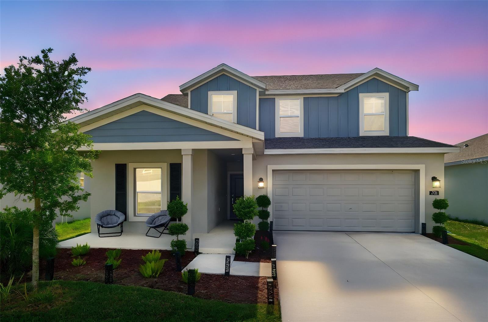 Welcome to 700 Trotters Dr, Eagle Lake, FL – A Fully Furnished 2023 Build with Modern Upgrades and Exceptional Community Amenities! Step into comfort and style with this newly built 2023 home, offered fully furnished and ready for you to move right in. Located in the peaceful community of Ranches at Lake McLeod, this 4-bedroom, 3-full-bath residence combines smart design, upgraded features, and an unbeatable lifestyle.
The main floor boasts a convenient bedroom and full bathroom, perfect for guests or multi-generational living. You'll also be delighted to find a spacious, light-filled interior featuring an open-concept layout that’s perfect for both everyday living and entertaining. The heart of the home – the kitchen – is outfitted with sleek, updated Samsung stainless steel appliances, offering a contemporary and functional space for all your culinary needs.
Step outside to a spacious backyard, ideal for outdoor entertaining, gardening, or relaxing in your own private space. Upstairs, a spacious loft area provides the ideal setting for a game room, movie nights, or a cozy family hangout. Each room is thoughtfully furnished, creating a warm and welcoming atmosphere that feels like home from day one. Whether you're enjoying quiet mornings on the porch or hosting friends and family, this home offers the perfect setting.
Community Amenities Include: Dog Park – A dedicated space for your pets to run and play. Community Pool (Opening July 4th) – Perfect for cooling off and relaxing. Clubhouse – Great for social gatherings and events. Basketball Court – Stay active and have fun with neighbors. Sand Volleyball Court – Enjoy outdoor recreation and friendly competition. Playground – A fun and safe area to play. Lake Access to Lake McLeod – Ideal for boating, fishing, or soaking in the views
This included a Tesla Charger already installed in the 2-car garage. Additional buyer benefits include a home warranty and a recent full home inspection report that will be provided as a bonus—adding confidence and value to your purchase.
Enjoy the tranquility of Eagle Lake while being just minutes from schools, shopping, dining, and entertainment. Whether you're looking for a full-time residence, seasonal getaway, or a turn-key investment, this is a rare opportunity that won’t last long.
Schedule your private showing today and make this exceptional home yours!