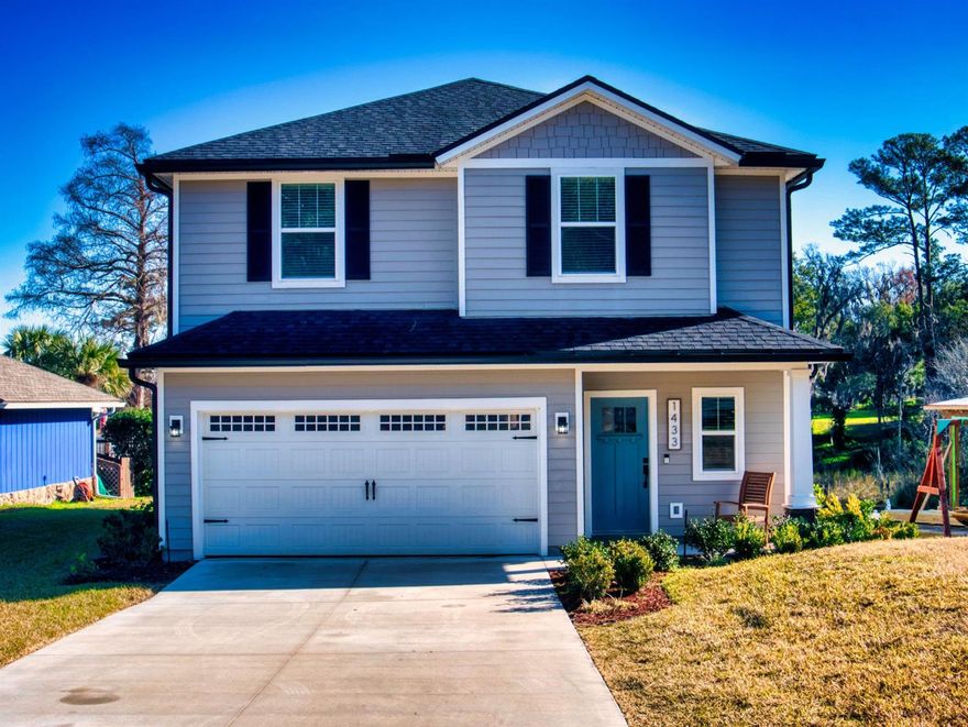 GORGEOUS WATERFRONT JACKSONVILLE HOME BUILT IN 2017!  This beautiful home has four bedrooms and two and a half baths. The spacious master bedroom comes with his and her walk-in closets, ensuite bath and private balcony overlooking Pottsburg Creek.  A great place to relax and unwind at the end of the day.  The open floor plan on the main floor boasts a modern kitchen with granite countertops, attractive backsplash, large central island, stainless steel appliances and an inviting dining area with beautiful views of the water.  Entertaining friends and family is a breeze in this well-appointed space with custom shiplap accent wall and window trim detail.  The bedrooms are located on the second floor as is the spacious laundry room which makes for added convenience.  This property is on a large lot with plenty of room for recreation and storage. The dock is large enough for boats and other watercraft or just a great place to relax and do a little fishing. The two car garage has plenty of room for cars, equipment, storage and has a large workbench.
Located near the thriving area of Beach Boulevard, Southside Boulevard and University Boulevard, means easy access to restaurants and shopping.  Less than 5 miles to Downtown Jacksonville and a short drive to the beach makes this an ideal location.  Pottsburg Creek is navigable to the Saint Johns River and to the Ocean!  The best part...come home at the end of your busy day to your own relaxing, waterfront retreat.  If you enjoy outdoor activities such as boating, fishing, bird watching, etc. this home is a must see.  If you are looking for a newer home with plenty of space for family, friends and entertaining, this is a must see.  Florida living at its finest! ;Water: City