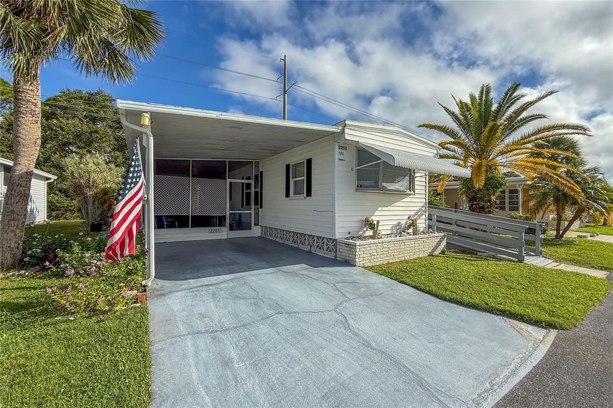 Affordable Sarasota Living Just Minutes from the Beach!
Discover incredible value and convenience with this charming 2-bedroom, 1 and 1/2 bath manufactured home in a desirable 55+ community in Sarasota. While this home offers a wonderful opportunity to add your own personal updates and style, many of the major systems have already been done — including a TPO roof (2018), air conditioning (2024), newer hot water heater, new vapor barrier (2025), new electric panel (2024), some seamless gutters (2019) and updated plumbing. You’ll also appreciate the whole-house surge protector, leased from FPL for less than $12 per month for extra peace of mind.  Be sure to check out the new (2024) induction cooktop!
The low monthly fee of just $175 covers almost everything — water, sewer, trash, basic cable, and use of all community amenities. Relax and enjoy the Florida lifestyle with a heated pool, hot tub, shuffleboard courts, and a welcoming clubhouse. Best of all, there’s no need to own a lawnmower — mowing is included! This friendly and active community offers a full calendar of social events and activities, including cards, shuffleboard, water aerobics, bingo and games, coffee hours, and festive holiday dinners. There’s always something fun to do and new friends to meet!
Set on a private lot backing up to peaceful woodlands, this home offers a tranquil setting where you can relax and enjoy nature right from your own backyard.
This pet-friendly community welcomes small pets (under 30 lbs) and offers a peaceful setting close to everything you love about Sarasota. You’ll be just 6 miles from both Siesta Key Beach and Casey Key, and moments from shopping, dining, and entertainment.
Inside, the open floor plan and widened doorways make this home feel spacious, bright, and handicap accessible, complete with a ramp for easy entry. Whether you’re looking for a winter retreat or a year-round residence, this home offers comfort, convenience, and affordability in one of Florida’s most sought-after coastal locations.
Don’t miss this opportunity to enjoy the Sarasota lifestyle without breaking the bank!