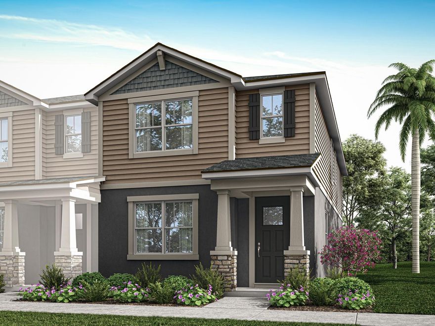 With a spacious open concept ground floor, the Catalina II has plenty of room for entertaining. This floorplan features 4 bedrooms, 2.5 bathrooms and a rear-loading 2-car garage. The owner’s suite features an ensuite owner's bath and a walk-in closet. The chef-worthy kitchen features stainless steel appliances, a walk-in pantry, and a breakfast bar.