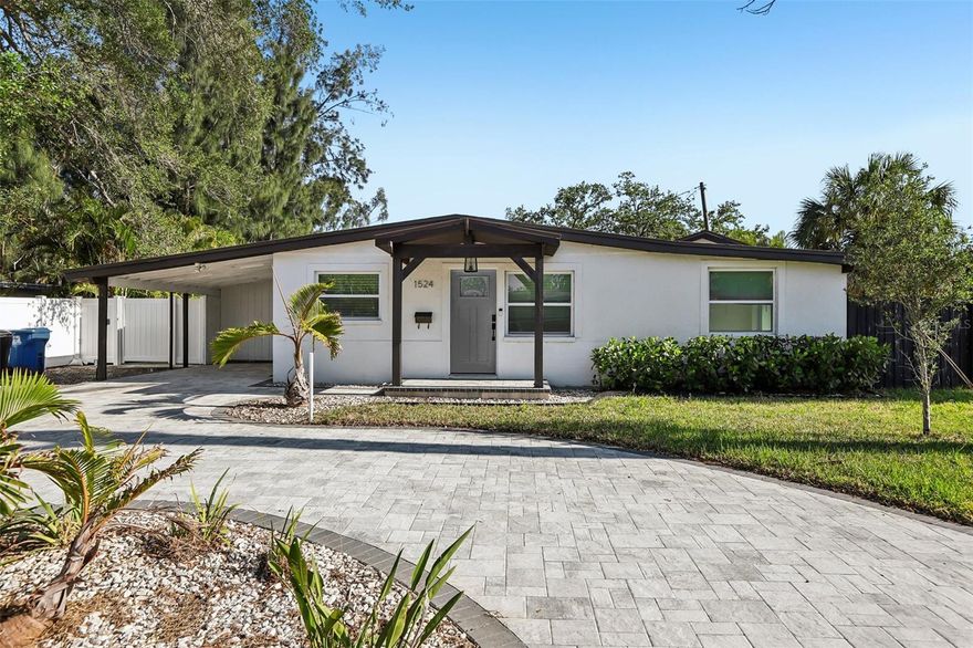 PRIME LOCATION INVESTOR OPPORTUNITY in coveted Shore Acres! This 3BR/2BA concrete block home offers something you rarely find here — quick, convenient access in and out of the community. While most Shore Acres homes are tucked deep inside the peninsula, this one sits right up front, putting you minutes from the marina, downtown St. Pete, parks, top dining, and award-winning Gulf beaches.
Set on a generous 80 × 99 ft lot (8,120 sq ft / 0.18 acres) with mature landscaping, this property is offered strictly AS-IS as a renovation or rebuild opportunity. Solid CB construction, an existing carport, and a versatile layout give you a strong foundation — whether you restore the home or capitalize on the lot itself in a neighborhood where median home values exceed $800K.
3 beds · 2 baths · 1,267 sq ft · 8,120 sq ft lot · Carport · No HOA · Cash or Special financing welcome. Rare entry price in one of St. Pete's most established waterfront communities — schedule your showing today!
