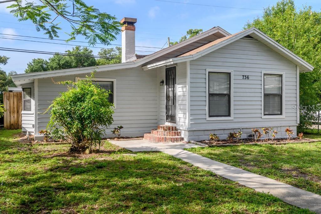 Under contract-accepting backup offers. Perfect starter home, prime redevelopment opportunity, or why not both? This 2-bedroom/1 & 1/2-bath single family home on a deep (45 x 127) lot with alley access is ideally located in North St Pete in the highly sought-after and walkable corridor between 4th St and 9th St N. 10 minutes to the vibrant downtown St Pete waterfront, and 20 minites to the Gulf Beaches. No flood insurance required, no HOA, and the home comes fully furnished and move-in ready! | As a starter home: A buyer could move in tomorrow and not even need to bring furniture or kitchenware (the home is fully furnished as a medium term rental). FHA/VA-ready, with no flood insurance or HOA fees to reduce your buying power, and the home has a clean 4-point for easy and accurate insurance quotes. | As a redevelopment play: The identical lot next door at 744 47th was purchased in July of 2024 for $323k, and the new 5-bedroom home with ADU sold a year later for $1.39M! The lot is zoned NT-1 and the house next door is a prime example of the opportunity and demand for new construction in this area. Best of all, the fully furnished existing home averages almost $2k/mo gross as a furnished medium term rental, lowering your cost basis with each passing month while dealing with design and permitting! (Ongoing MTR management services are available).