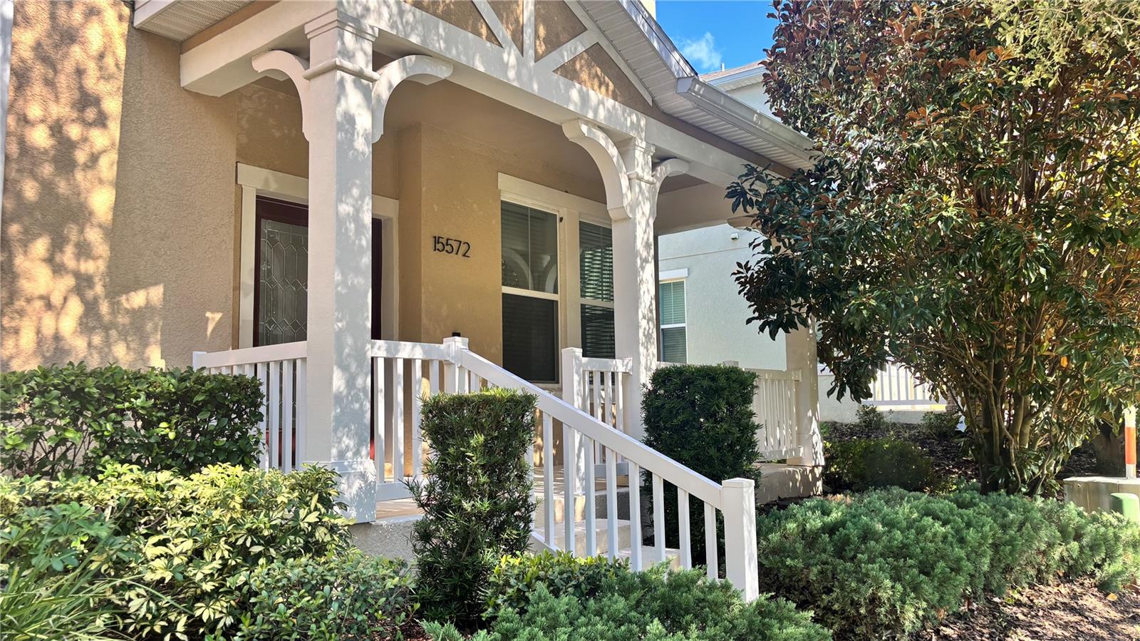 LOVELY townhome in the desirable Summerlake community. This home has a beautifully designed floor plan, 3 BED/2.5 BATHS, an open Great Room concept with a Kitchen that has 42" Designer Cabinets in Espresso w/Crown Molding, QUARTZ Countertops, Stainless Steel Appliances, Large Pantry. All bedrooms and laundry (including a Washer and dryer) are located on the second floor. The Master Bedroom has a large Walk-in Closet, Dual Sink Vanity with QUARTZ Counters, and a Glass-enclosed Shower. Wooded-style ceramic tiles in main areas. A Paved covered patio for relaxing, connecting to a detached 2-car garage. Yard Maintenance INCLUDED! Summerlake community includes a Community Pool, Clubhouse, Playgrounds, Fitness Center, walking trails, Soccer field, Basketball and Tennis court. Located close to 429, 408, Florida Turnpike, Disney, Hamlin Shops, and Winter Garden Village. WE SHOW PROPERTIES 7 DAYS A WEEK! An administrative fee of $75.00 will be charged at the time of move-in