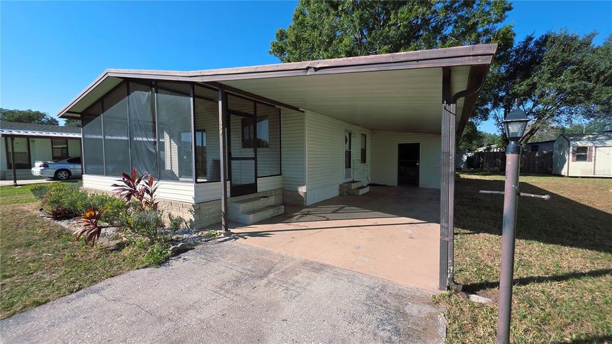 Discover a promising Lakeland, Florida opportunity with this 2-bedroom, 2-bath double-wide mobile home. You own the land and no HOA just minutes from downtown, shopping, medical centers, Saddle Creek Park, and Tenoroc Public Use Area. Built in 1985 and featuring vinyl siding, a 1-car carport, central A/C updated in 2014, a front screened-in porch, and an attached shed with laundry hookups, this property offers great potential! The interior needs TLC - but the improvements are manageable and allow you to add immediate value. Sitting on a .15-acre lot, this Lakeland home would be great for an investor, flipper, or keep it as a rental property and add it to your portfolio. Schedule your private showing today—homes like this in Lakeland don’t last long! Cash or Conventional financing only, will not meet FHA or VA guidelines.