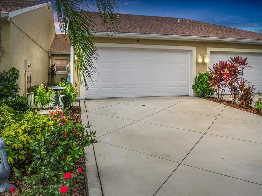 Welcome home, to this solid, well maintained town home located about 10 minutes from the beach. Well landscaped as you enter through a screened Breezeway that connects to garage, foyer and front door. This concrete block home offers a lot to include a bonus room, perfect for an office. Granite counter tops through whole house, with shaker style kitchen cabinets. Led lights, wash tub in the garage with Samsung front load washer/dryer. Stainless steel kitchen appliances. Carrier 14 seer AC system 12/2017, AO Smith water heater, Hurricane rated windows and garage door. Also 220V electric panel in garage. Both bedroom have en suite bathrooms. Built 2018 - move in ready!!! ;Water: City