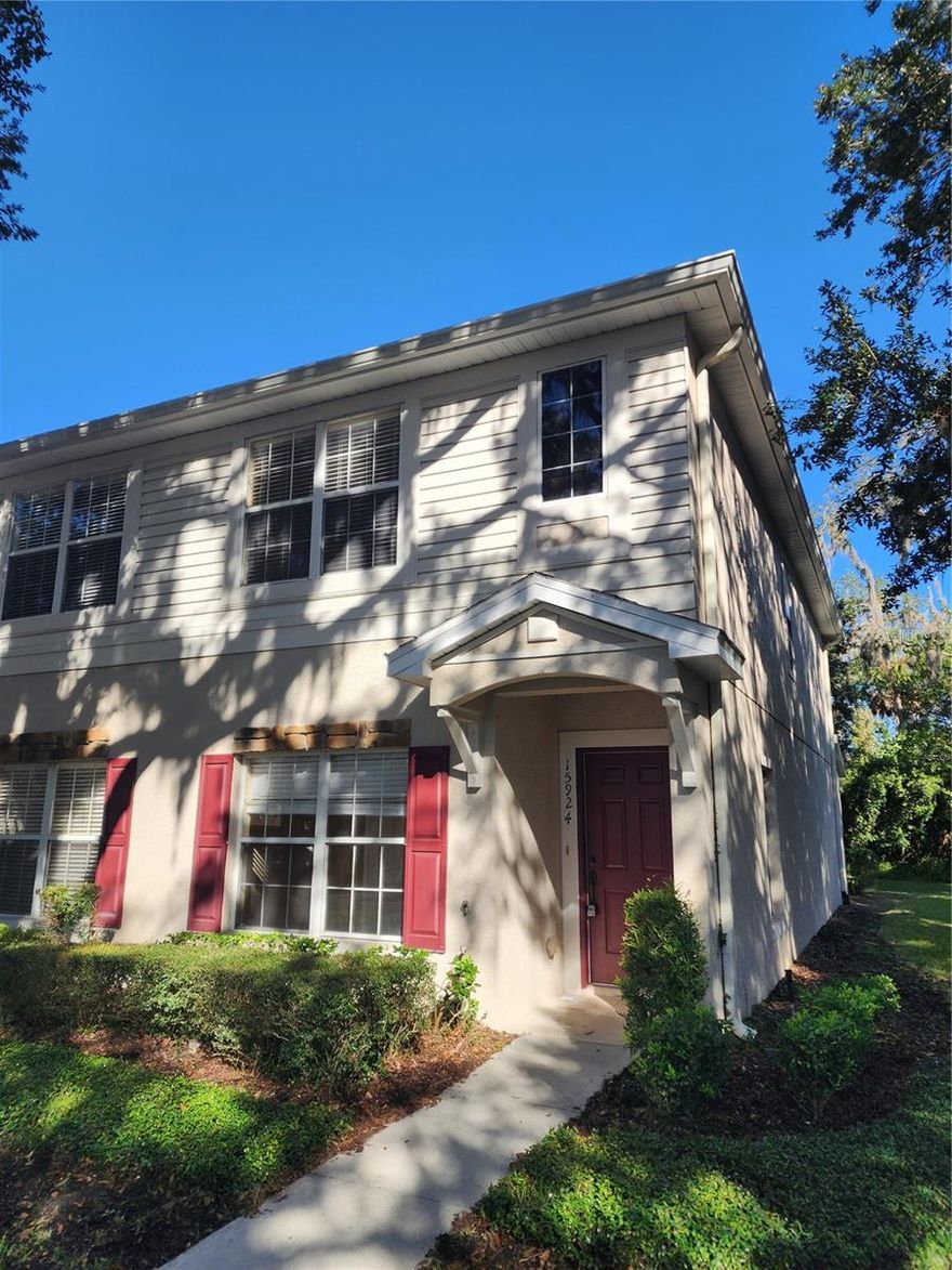 Hurry before this jewel is gone! 3BR/2.5 BA Townhome with a nature view from the patio. When you enter you notice the designer tile in the entryway followed by brand-new luxury vinyl wide plank flooring. There is one bedroom/study with glass French doors, There is also a roomy living/dining room combination. The kitchen has lots of counter and cabinet space. There is a stainless steel refrigerator and a black range, exhaust vent and dishwasher. You will also enjoy having a closet pantry. Upstairs boast brand new carpet, spacious bedrooms, a utility closet housing the washer and dryer and two full bathrooms. Inquire today to schedule a showing today.