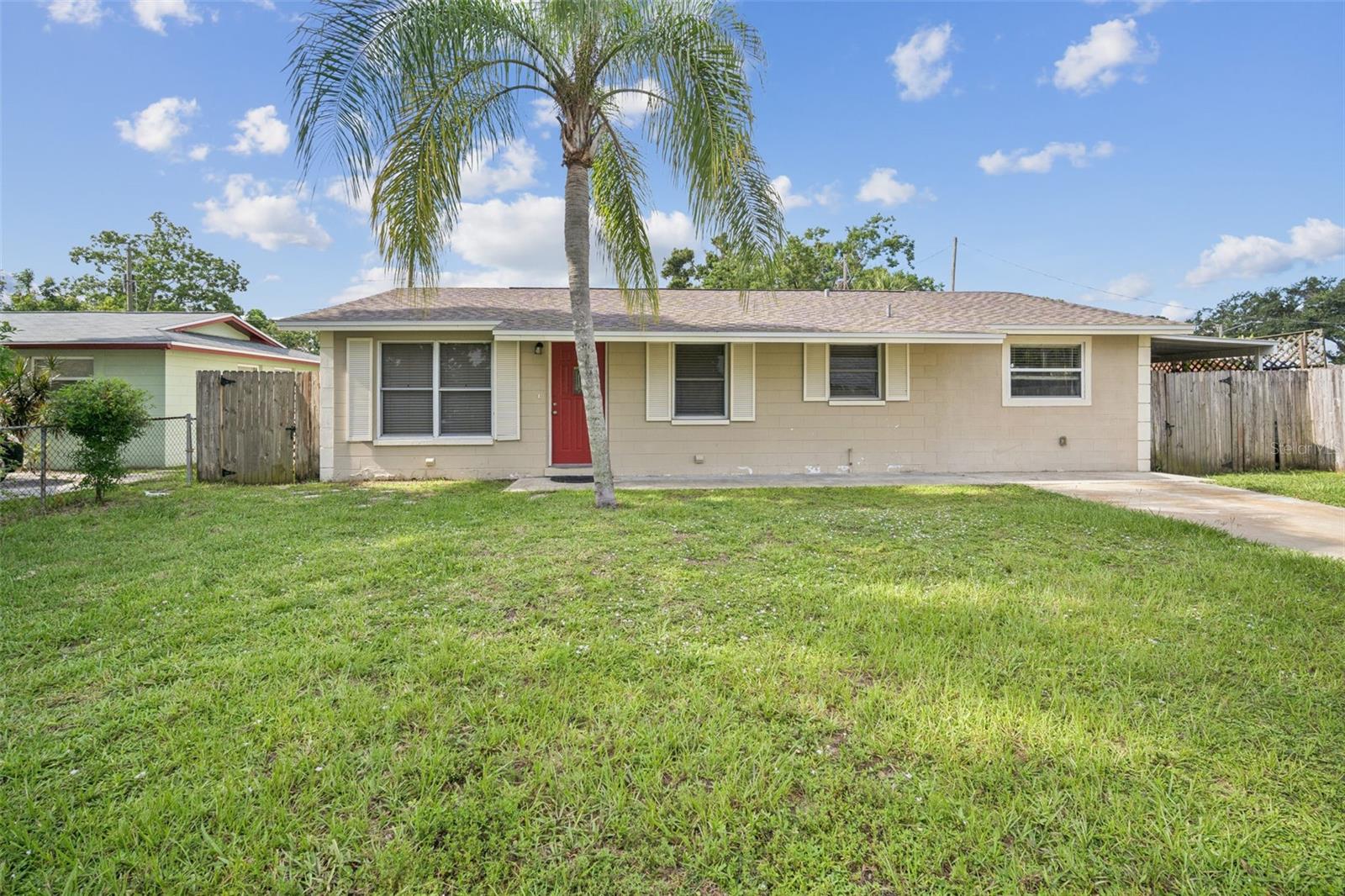 Welcome to 5620 90th Avenue N in Pinellas Park—a beautifully updated 3-bedroom, 2-bathroom home with a brand new roof, stainless steel appliances, granite countertops, and an undermount sink in the modern kitchen. Fresh interior and exterior paint, tile flooring throughout (no carpet), and updated bathrooms make this home completely move-in ready. Enjoy a spacious backyard with room to garden or entertain, plus convenient driveway parking. Fully fenced in backyard! With no HOA or CDD fees, and a central location close to shops, schools, parks, and major roadways, this home checks all the boxes for easy Florida living.