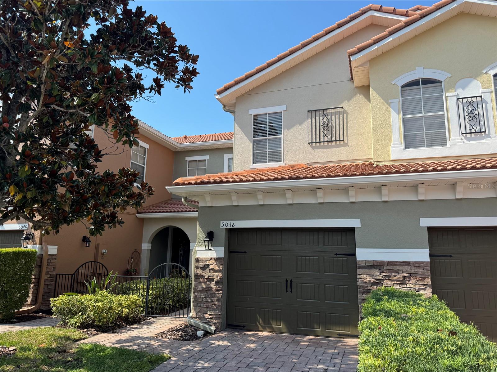 One or more photo(s) has been virtually staged. Welcome to this thoughtfully updated and beautifully designed model home located in the highly coveted, gated community of Terracina at Lake Forest! As one of only four model units in this 200+ home community, this townhome features premium upgrades and a neutral, move-in-ready interior that perfectly blends style and functionality.
Step inside to an open floor concept with oversized diagonal tile flooring throughout the first floor, creating a bright and spacious feel. The chef-inspired kitchen boasts pendant lighting, oversized cabinetry in a neutral finish, a breakfast nook, and a bar area perfect for casual dining or entertaining. A bonus flex room near the entry offers endless possibilities such as a home office, kid’s homework station, cozy reading space, or extra dining area.
Upstairs, the primary suite impresses with a recessed ceiling, jacuzzi garden tub, dual vanities, and a tastefully tiled en-suite bathroom. Two additional bedrooms offer new plush carpeting, fresh neutral paint, and plenty of natural light.
Enjoy thoughtful updates throughout, including new appliances (French door refrigerator, washer, and dryer), new fans with remotes, new wide-panel wood blinds, freshly painted patio area, updated smoke detectors, and fire extinguishers for peace of mind.
Residents of Terracina enjoy resort-style amenities, including a large pool with ample patio seating and a clubhouse designed for entertaining, perfect for hosting large gatherings and home to weekly poker nights. A fitness area is also available for convenience. Parking is never an issue with a private garage, driveway, nearby guest spaces, and plenty of street parking.
This model home combines luxury upgrades and modern updates in one of Sanford’s most desirable locations making it an exceptional find.