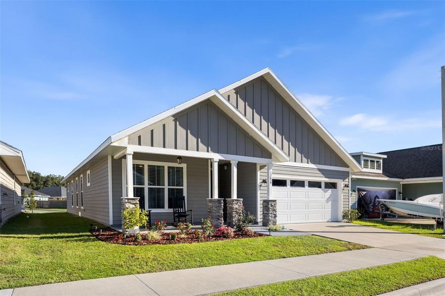 Welcome Home to Savannah Station!!!
Step into this meticulously maintained home located in the inviting community of Savannah Station—ideally situated just minutes from Gainesville and Newberry.
This beautiful 3-bedroom, 2-bath home features a thoughtfully designed floor plan that creates a warm and comfortable ambiance the moment you walk in. The open-concept layout is filled with natural light, showcasing high ceilings and a spacious family room that seamlessly flows into the modern kitchen—perfect for entertaining family and friends.
The updated kitchen boasts stainless steel appliances, shaker-style cabinetry, and granite countertops, blending style and functionality. The owner’s suite is a true retreat, offering a large walk-in closet, luxurious walk-in shower, and elegant designer finishes. Both bathrooms feature custom tile work with decorative accents, adding a touch of sophistication throughout.
Savannah Station residents enjoy wonderful community amenities, including a playground, green spaces, sidewalks, and a proposed community pool coming soon! Conveniently located just minutes from historic downtown Alachua, Publix, local restaurants, and Legacy Park, this home perfectly combines comfort, convenience, and community living! Schedule a showing today!!