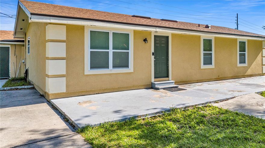 4 bed, 2 bath home with NO HOA! Includes a private in-law suite/studio with separate entrance—perfect for guests or rental income. Roof replaced in 2021, providing peace of mind for years to come. Spacious yard with endless possibilities for entertaining, expansion, or storing your toys. Conveniently located near shopping, dining, major roads, and near Central Florida’s world-famous attractions. A rare opportunity offering flexibility, space, and income potential!