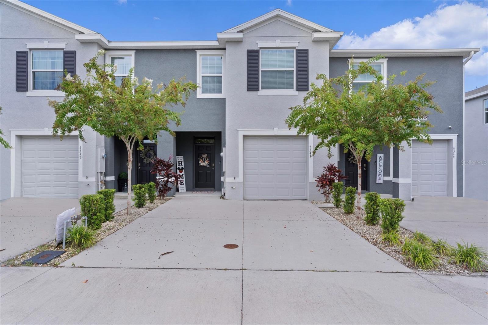 Welcome to this impeccably maintained 3-bedroom, 2.5-bath townhome, ideally located in the highly desirable Beaumont community.
Step inside to discover a thoughtfully designed open-concept layout featuring soaring ceilings, ceramic tile flooring throughout the first level and all wet areas, a convenient powder room, and additional storage space beneath the staircase. The spacious kitchen is equipped with ample cabinetry, granite countertops, a breakfast bar for casual dining, stainless steel appliances, a walk-in pantry, and an inviting dining area—perfect for both everyday meals and entertaining. The primary suite offers a private retreat with dual walk-in closets, and a luxurious en-suite bath complete with dual vanities. Upstairs, two generously sized bedrooms with ample closet space share a well-appointed full bathroom and are complemented by a large linen closet and a conveniently located laundry room. Each home in Beaumont includes D.R. Horton’s Home is Connected smart home system, enhancing comfort and security. Residents enjoy a low-maintenance lifestyle with HOA and CDD fees covering roof replacement, exterior painting, common area insurance, landscaping and lawn care with irrigation, as well as access to community amenities including a pool, cabana, and centralized mail center. Situated in the heart of it all, this location offers easy access to The Villages, Brownwood Paddock Square, shopping, dining, and is just an hour’s drive to both Tampa and Orlando.
Schedule your exclusive showing today and experience the perfect blend of comfort, convenience, and community living.