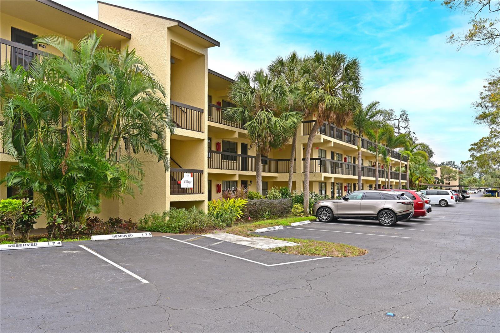 Welcome home to this lovingly cared for and thoughtfully upgraded 2 Bedroom/2 Bathroom first floor condo in the beautiful 55+ community of Desoto Square Villas. The home features a bright and spacious floor plan with gleaming bamboo-look laminate floors throughout (no carpet!). You'll love the thoughtfully upgraded kitchen, with beautiful white painted cabinets, a designer granite-look countertop, sleek stainless appliances and no more drop-down ceiling! The kitchen is open to the breakfast room, where you'll enjoy the tranquil view of the lake and fountain just outside. That gorgeous view continues as you enter the primary suite, with a large picture window overlooking the lake. Lots of natural light fills the large ensuite, with a walk-in closet and a beautifully upgraded vanity and shower. The secondary bedroom is large, with room for a king-sized bed, and features a double closet and access to the 2nd bathroom through the hallway. The screened lanai is a serene retreat, where you can enjoy mornings and evenings watching the birds and other wildlife in your maintenance free Florida paradise. DeSoto Square Villas is a well-kept 55+ community in the heart of Bradenton, where residents can enjoy lounging by the community pool, playing shuffleboard or tennis, or attend activities at the clubhouse. The community is close to many wonderful shopping and dining venues, including downtown Bradenton's charming main street and Riverwalk, where you can hop on a ferry ride on the river to Anna Maria Island or enjoy an evening under the stars at Bishop Planetarium. You're also less than 2 miles from LECOM park, where you can watch the Pittsburg Pirates hold their spring training, and the Bradenton Marauders play summer baseball. St. Pete and Tampa are just over the skyway, less than an hour's drive, and Sarasota's arts and culture are just 30 minutes south. Live your best life in beautiful Bradenton, FL - call for your private showing today!