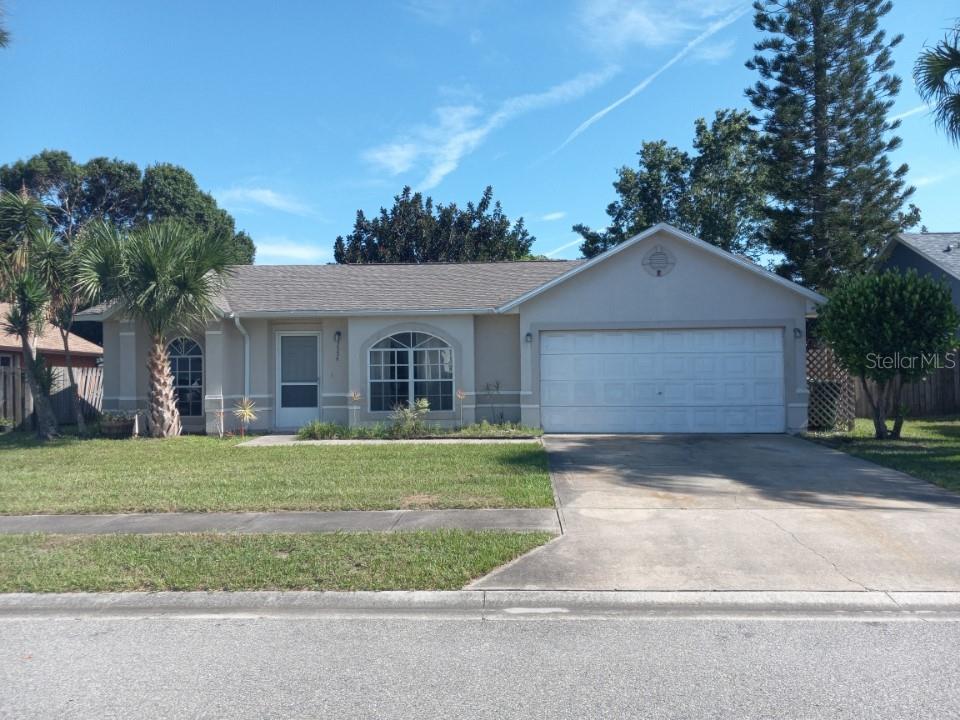 Feather Lakes 3 bedroom/2 bathroom home. Enjoy the peace and serenity of the screened rear lanai. Enjoy the privacy of not having any back yard neighbors--backs up to conservation area. Enjoy the spacious .21 acre lot--plenty of room to for outdoor entertainment and your favorite furry friends. Zoned for University Park Elementary, Palm Bay Magnet Senior High School and Stone Magnet Middle School. Not located in flood zone. Located near downtown Melbourne & Florida Tech. Just a short drive to the beaches and I-95. Low HOA of $9.00 per month .