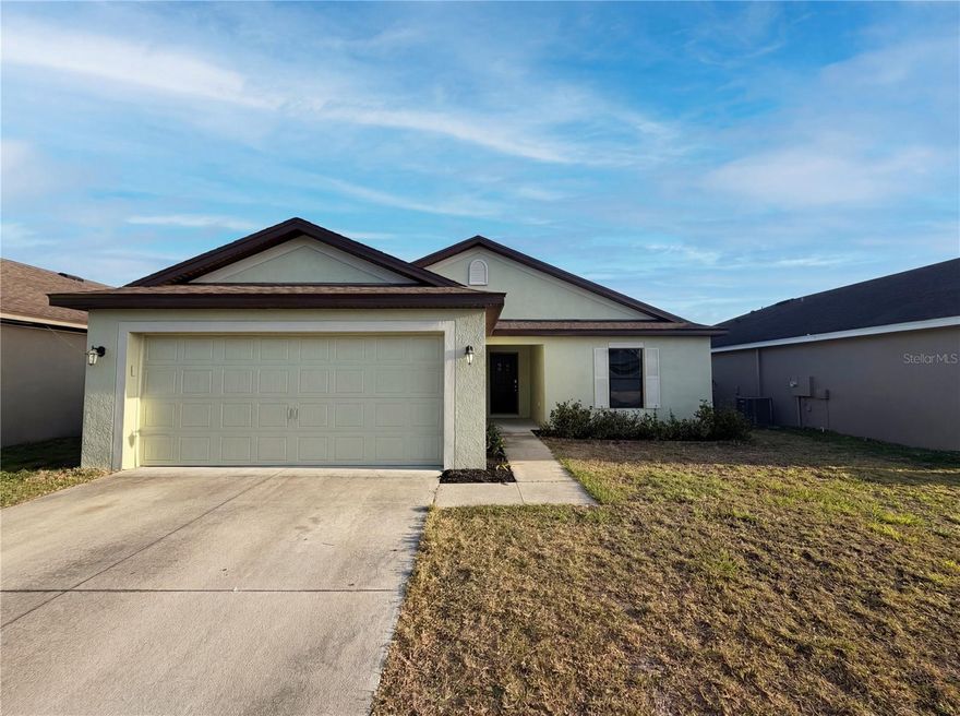 One or more photo(s) has been virtually staged. Explore the residence located at 2359 Bexley Dr where fresh interior paint defines the atmosphere. Within the layout, partial flooring replacement provides a uniform surface throughout the main areas. The primary bedroom contains a walk-in closet for storage. Beyond the rear entrance sits a covered patio made of concrete. The building exterior features fresh exterior paint. This property sits on a lot.. Included 100-Day Home Warranty with buyer activation