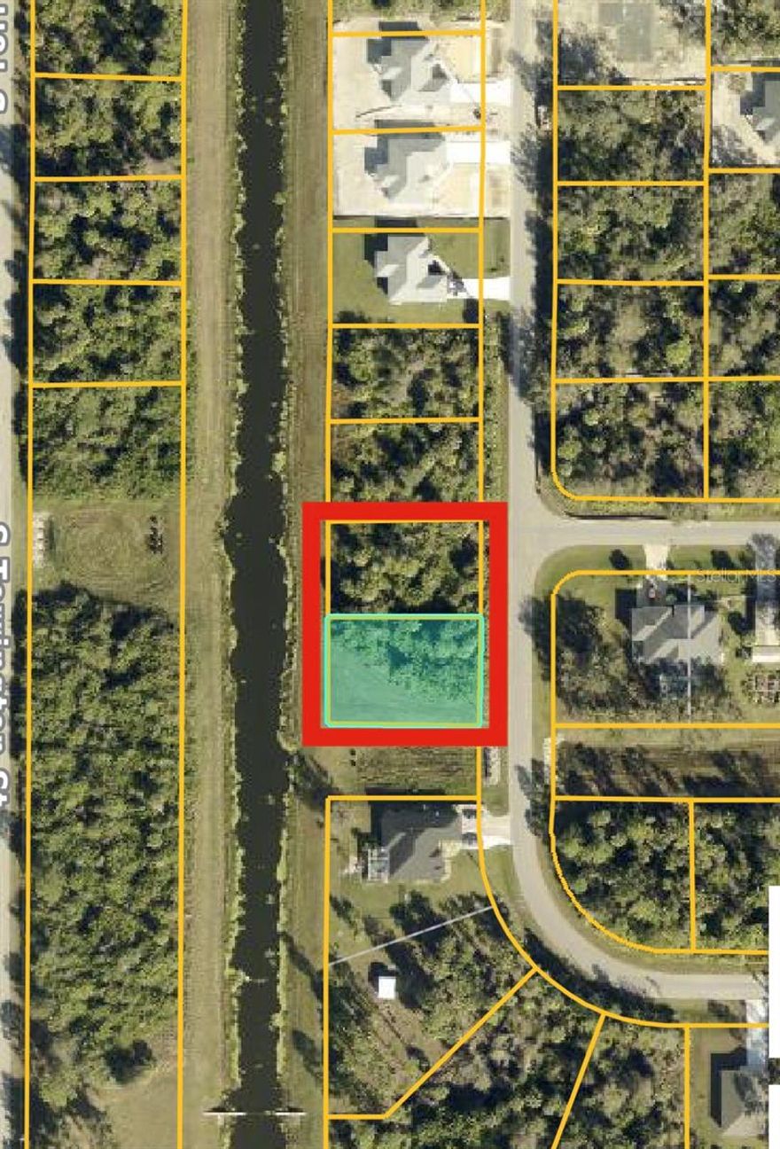 OVERSIZED Double waterfront lot that comes with lots of privacy! No Flood zone, X flood zone. Buildable lots in the growing city of North Port. Close to shops, aquatic center, malls, beaches, restaurants, mineral springs, trails and waterfronts US-41, I-75.