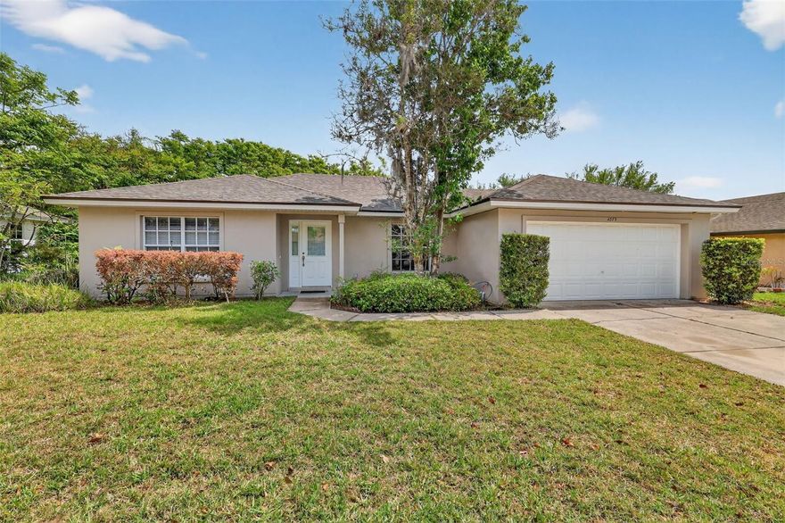 Enjoy recreation right in your backyard. This 3-bedroom 2 bath home is located in the Groves At Baytree a lifestyle community. Enjoy recreation facilities including a gymnasium, swimming pool and fitness center right in your own community. This home is ready to move in with cathedral ceilings, rear screened lanai, dishwasher, range refrigerator and ceiling fans. A new shingle roof was installed in January 2026. Located close to downtown Tavares lakefront shopping and restaurants. Come see for yourself how you can enjoy this lifestyle at the Groves today!