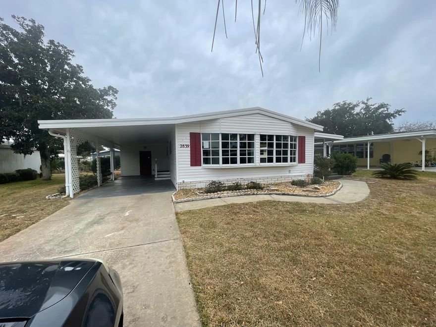 Excellent location.Community 55+,  Property with 2 bedrooms and 2 bathrooms. The buyer is responsible for completing their due diligence and home inspections to verify water and septic/sewer connections. The home is being sold in As Is condition. The home is being Sold in As Is condition without any Warranty nor Guarantee by seller. The buyer is responsible for verifying ALL property information, room sizes, utilities and condition. The buyer must deliver an updated copy of the pre-approval letter or Proof of Funds dated within 30 days. The escrow deposit must be in form of Certified Funds and the check must be delivered to the Listing Broker within 48 hours of bid acceptance by HUD. The escrow check must be payable to the Buyer's closing Title Agent listed on the initial bid. Do Not make the escrow check payable to the Listing Broker and Do not wire nor deliver the escrow check to the title company. Failure to deliver the escrow check and pre-approval letter within 48hours will result in bid cancellation by HUD and no extensions will be granted. The home has no water service. The buyer is responsible for installing a well or connecting to City water after the closing.