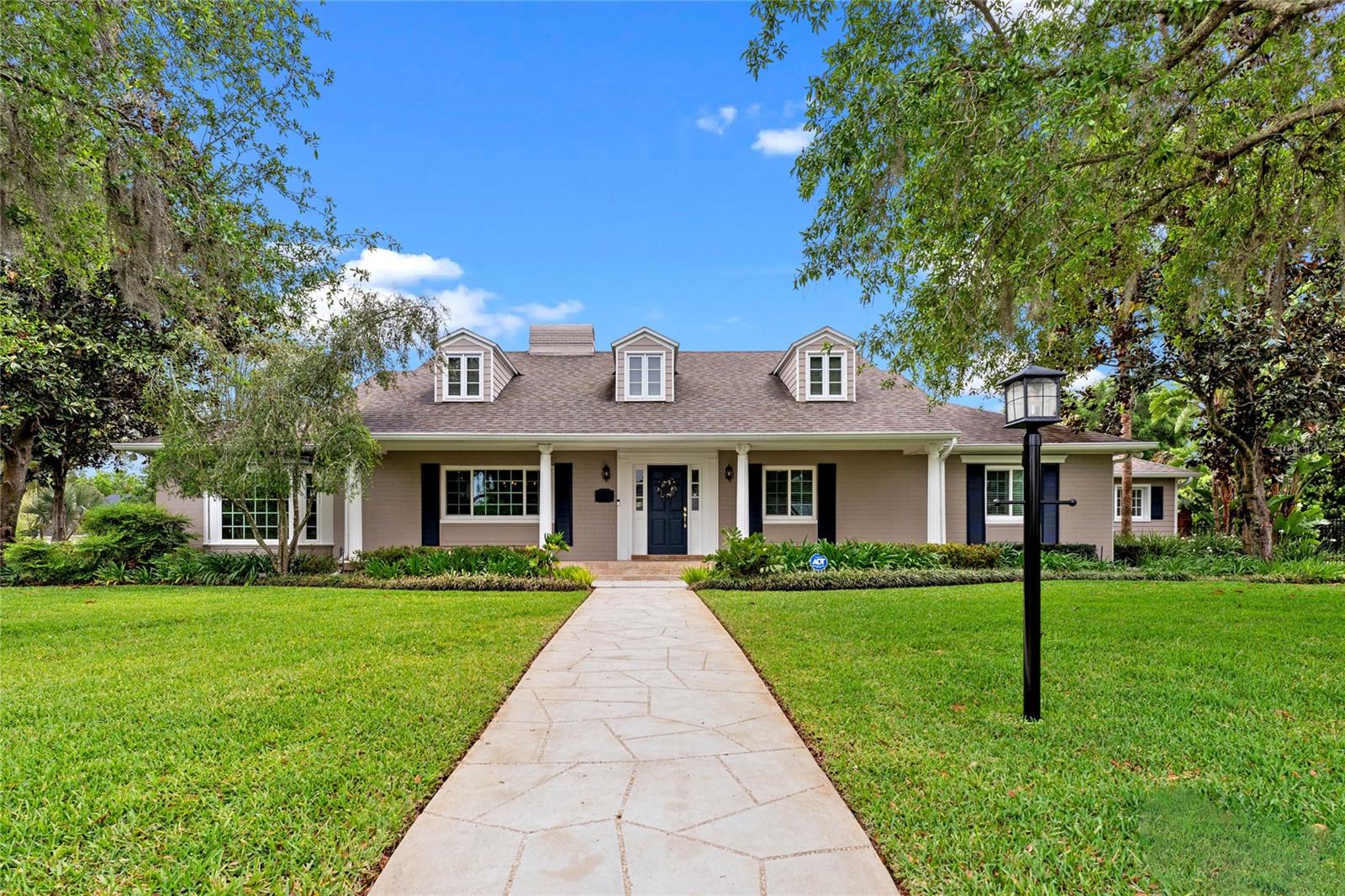 One or more photo(s) has been virtually staged. Five-bedroom, 3900+ sq ft pool home with 3 car garage on a large corner lot in the sought -after Park Grove neighborhood near Lake Maitland and Park Avenue.
Great Room consists of a Family Room area with a wood-burning fireplace and tray ceilings and a Sun Room area with bay windows and french doors overlooking the pool deck.
Kitchen bordering the spacious Great Room Area, features a cooking island and custom teak counters with a closet pantry and an extra 7’ x 5’ storage area/dry bar and is adjacent to a butler pantry and laundry room.
The luxurious Primary Suite, that opens to its own deck over the back yard and pool deck, features a coffered ceiling, a very large walk-in closet as well as additional closet space.
The large Primary Bath contains dual vanities, whirlpool tub, and separate shower.
The Second Bedroom Suite includes an en-suite bathroom, built in shelves and a corner window niche for make-up or a reading/work area.
Bonus Room with bay windows, built in shelves/entertainment center and dual closets has been utilized as an extra bedroom or as a gaming area.
The Living Room, with a wood burning fireplace, is adjacent to the entry foyer and opens to the Dining Room featuring bay windows that could also serve as a sizable and elegant office area.
The entire home features recently finished wood floors. 3-zone central HVAC system and dual pane – energy efficient windows and updated, blown-in insulation in attic will keep you comfortable all year round. Recent roof update.
Near the Park Avenue Downtown District - Imagine a downtown where history, art, and nature blend seamlessly, creating a vibrant and welcoming community. Here, the past meets the present in every shop, event, and stroll down the Avenue. Residents feel a deep sense of pride and belonging, while visitors are drawn to the charm and warmth that define our town.