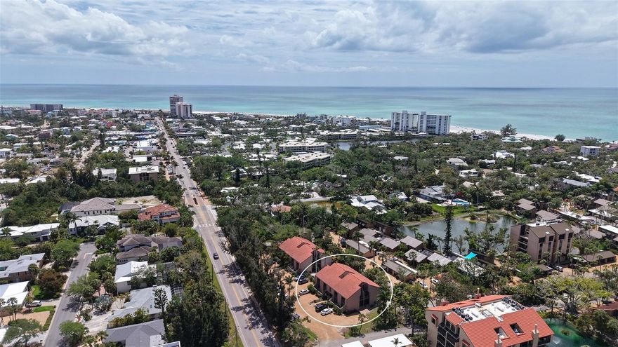 Enjoy the best of Siesta Key living in the highly sought-after Sandy Cove III, an intimate waterfront community of just 16 residences. This beautifully maintained, turnkey-furnished 2-bedroom, 2-bath condo offers comfort, style, and an unbeatable location just moments from Siesta Key Village and the Gulf. The open-concept main living area features tile flooring throughout and a thoughtfully updated kitchen with upgraded cabinetry and countertops, perfect for entertaining. Storm-rated sliding glass doors provide peace of mind while bringing in abundant natural light. An indoor laundry area adds convenience to everyday living. The second level includes a spacious guest bedroom, full bath, and a versatile bonus room currently used as an additional sleeping space—ideal for guests or a home office.Surrounded by lush tropical landscaping, Sandy Cove III offers a true coastal retreat with amenities including a heated community pool, kayak storage, and a charming historic clubhouse. Residents enjoy access to a private fishing pier and shell beach, where you can take in breathtaking Gulf views and unforgettable sunsets.This pet-friendly community is just a short walk to Siesta Key Village, known for its vibrant dining, shopping, and entertainment. Plus, you’re only a short drive to downtown Sarasota and St. Armands Circle for world-class shopping, dining, and cultural attractions. Whether you’re looking for a full-time residence, vacation getaway, or investment opportunity, this property checks all the boxes. Schedule your private showing today and experience the very best of Siesta Key living.