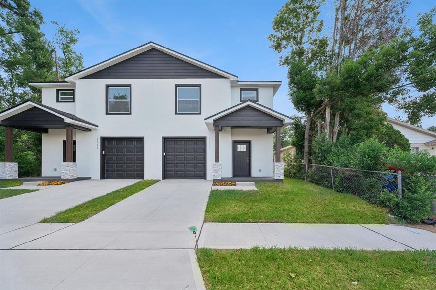 Modern New Construction Duplex in the heart of Lakeland offering an excellent opportunity for investors or owner-occupants alike. This two-story concrete block construction property features two spacious units with thoughtfully designed layouts, modern finishes, and low-maintenance living. Each unit offers generous living space, well-appointed kitchens, comfortable bedrooms, and contemporary styling throughout. Built with durability and efficiency in mind, this newly completed property provides peace of mind for years to come. Conveniently located near shopping, dining, schools, medical facilities, and major commuter routes with easy access to Tampa and Orlando. Ideal for long-term rental income, multigenerational living, or living in one side while renting the other. No HOA. Schedule your private showing today.