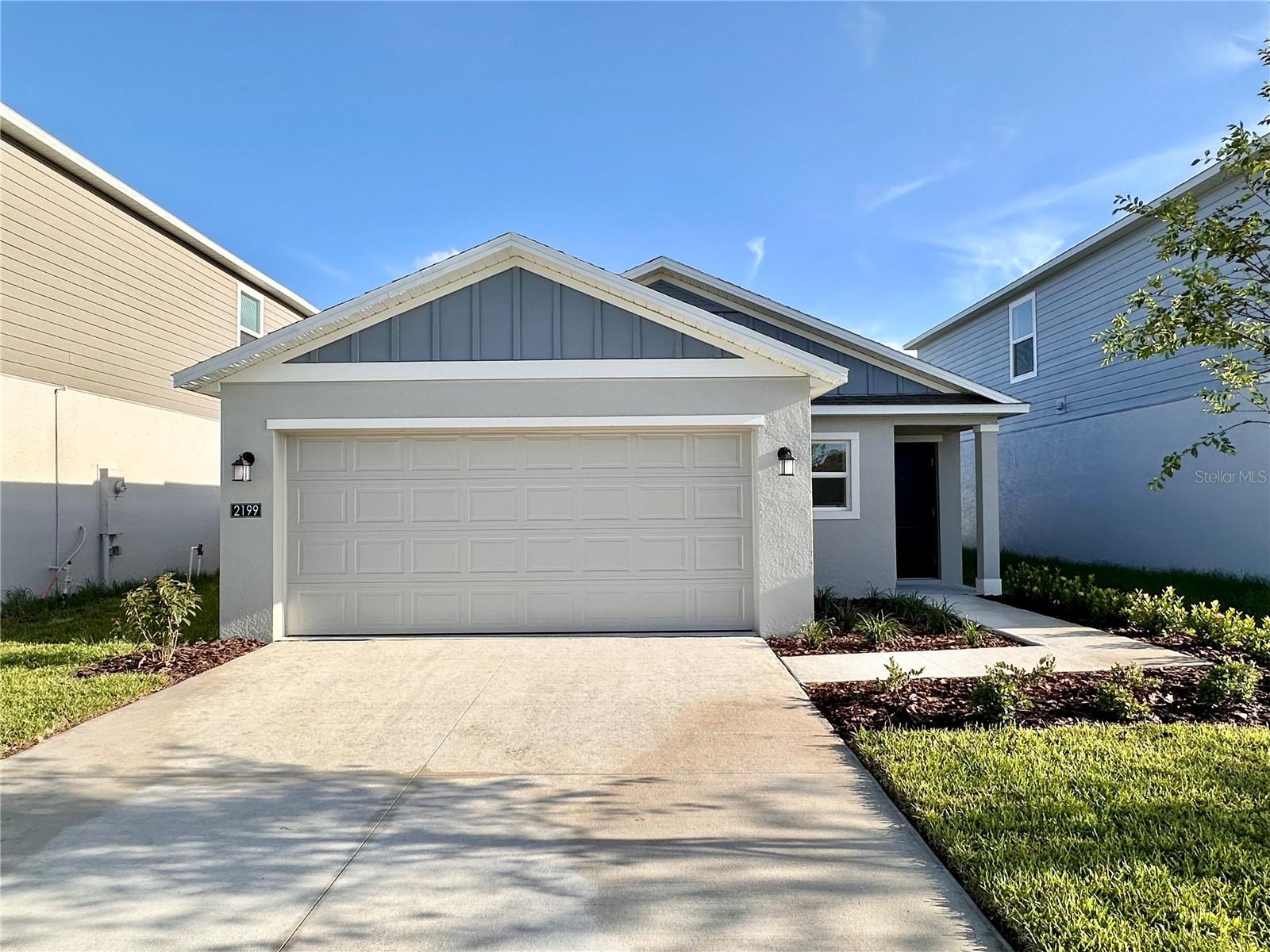 Be the first to live in this beautifully crafted new construction home featuring 3 spacious bedrooms, 2 full bathrooms, and modern finishes throughout. Located in a peaceful community in Winter Haven, this home offers an open-concept layout, a stylish kitchen with stainless steel appliances, and a master suite with a private bath and walk-in closet. Enjoy the convenience of in-home laundry, a 2-car garage, and energy-efficient features. Close to shopping, dining, and top-rated schools, with easy access to US-27 and I-4.
Don't miss this opportunity, schedule your showing today and make this stunning new home yours!