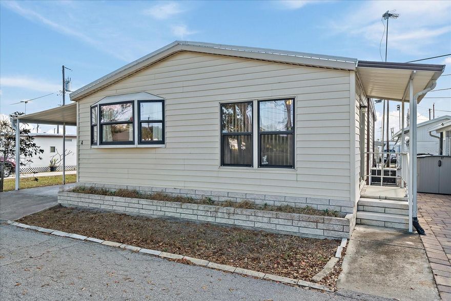 This home is located in Jet Mobile Home Park, a 55+ community. This is a 1983 double manufactured home 2 Bed 2 Baths in good condition. New Roof February 2025. New HVAC December 2024.  List price includes the full price of the co op share. The monthly maintenance fee of $195 includes park maintenance, water, trash collection and use of all the facilities including the club hall, boat ramp and sports activities. The park is located next to the Manatee river and has full water access with its own park boat ramp. Private boat docks and houses can be rented when available. During the winter months this is a very sociable and friendly park with lots to do and hundreds of friends to make. At least one owner has to be 55 or older with a minimum age of 45 for other residents. Convenient to supermarkets, banks and bus routes. No Pets except ADA and approved ESA.  CLICK LINK TO SEE VIRTUAL TOUR