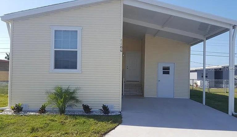 One or more photo(s) has been virtually staged. Welcome to Fairland Acres—Where Location Meets Lifestyle!
Experience comfort and convenience with this beautifully maintained 2-bedroom, 2-bath home built in 2016, nestled in the heart of Fairland Acres—a community where a worry-free lifestyle prevails. The low HOA, just a modest $134/month fee that grants access to fantastic amenities like shuffleboard, a sparkling pool, and pickleball courts.
Inside, you’ll find a well-designed split floor plan with laminate, tile, and carpet flooring throughout, sleek stone countertops, and a kitchen that makes both cooking and entertaining easy. The primary suite is truly a retreat—spacious, peaceful, and complete with a private bathroom designed for relaxation.
Enjoy Florida living at its best on your tranquil back deck, perfect for evening breezes, cookouts, and morning coffee.
And the location? Unbeatable. Just minutes from Sarasota Airport, the Ringling Museums, world-famous Florida beaches, and the UTC Mall for shopping, dining, and entertainment.
Don't miss this rare opportunity to own a home in a lively, active, and well-situated community—schedule your private showing today!