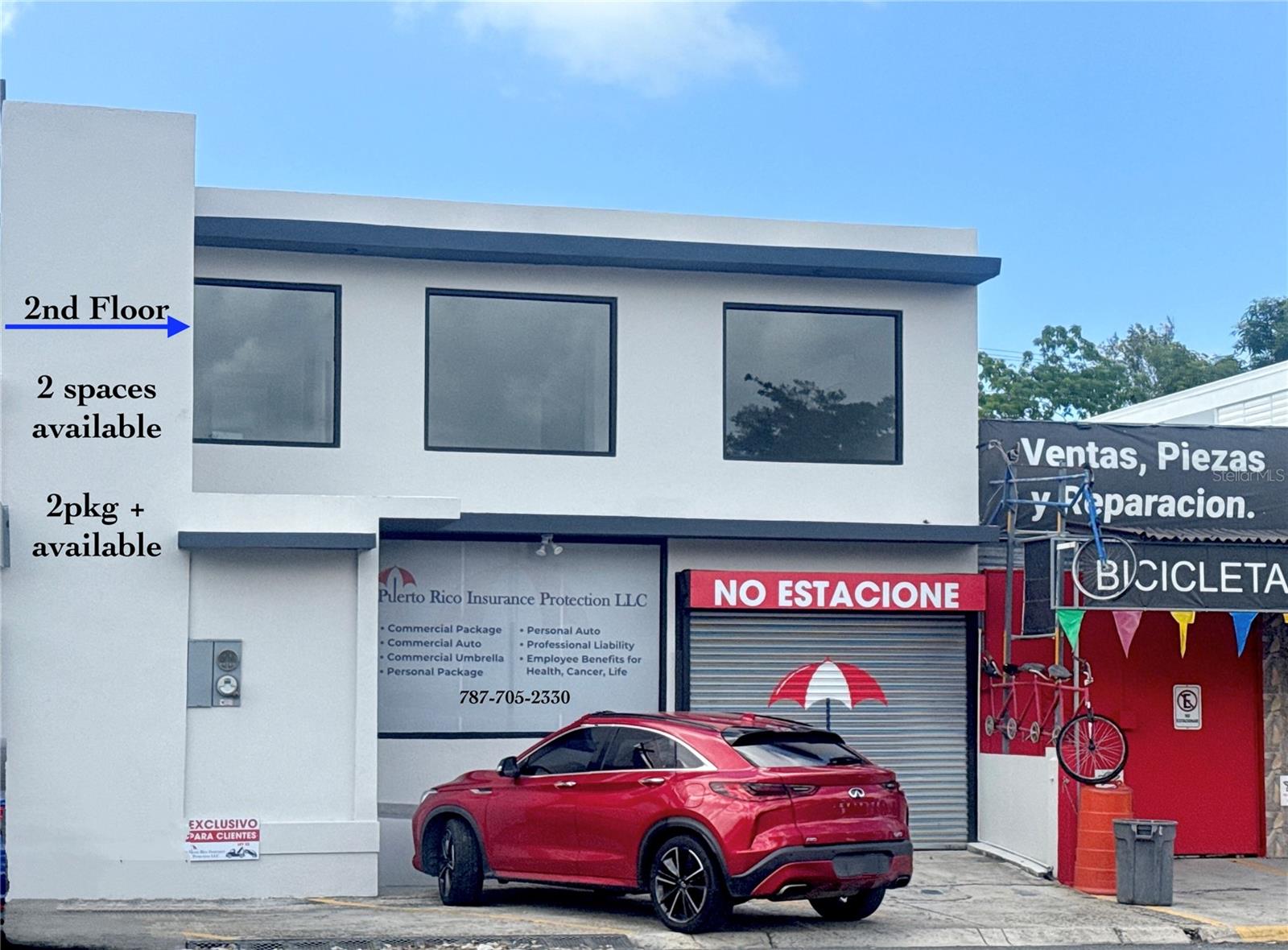 FOR RENT – Excellent Commercial Property in a Prime Location in Urb. Caparra Terrace, Ave. Jesús T. Piñero #1521, San Juan.
This property offers two independent office spaces for rent:
• 525 sqft office – $950.00/month
• 645 sqft office – $1,250.00/month
They can be rented together or separately. Both offices include A/C, bathroom, water and electricity (adjustment may apply depending on the type of business).
Parking:
• One (1) parking space for each office
• Additional parking negotiable
