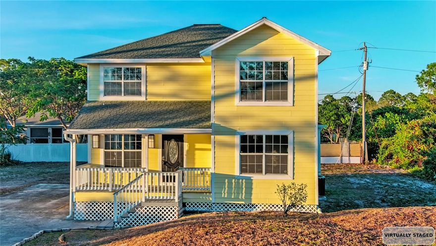 xperience modern living in this beautifully remodeled 4-bedroom, 4-bath home located in the expanding Southwest area of Lehigh Acres. Enjoy convenient access to SR 82, I-75, and Fort Myers, placing shopping, dining, and entertainment just minutes away. This impressive residence offers spacious and flexible living areas, featuring two master suites, including one on the first floor—perfect for guests or multi-generational living. The home showcases a brand-new kitchen with new appliances, a new AC system, and elegant finishes throughout, blending comfort and style seamlessly. Unwind on the welcoming front porch or host gatherings on the large back porch overlooking a generous backyard with plenty of room for a pool, creating the perfect setting for outdoor enjoyment. Owner financing available with the ability to close in as little as a week, offering a rare opportunity for qualified buyers. Move-in ready and thoughtfully designed for today’s lifestyle, this home delivers the perfect combination of elegance, functionality, and value. Don’t miss out on this exceptional property!