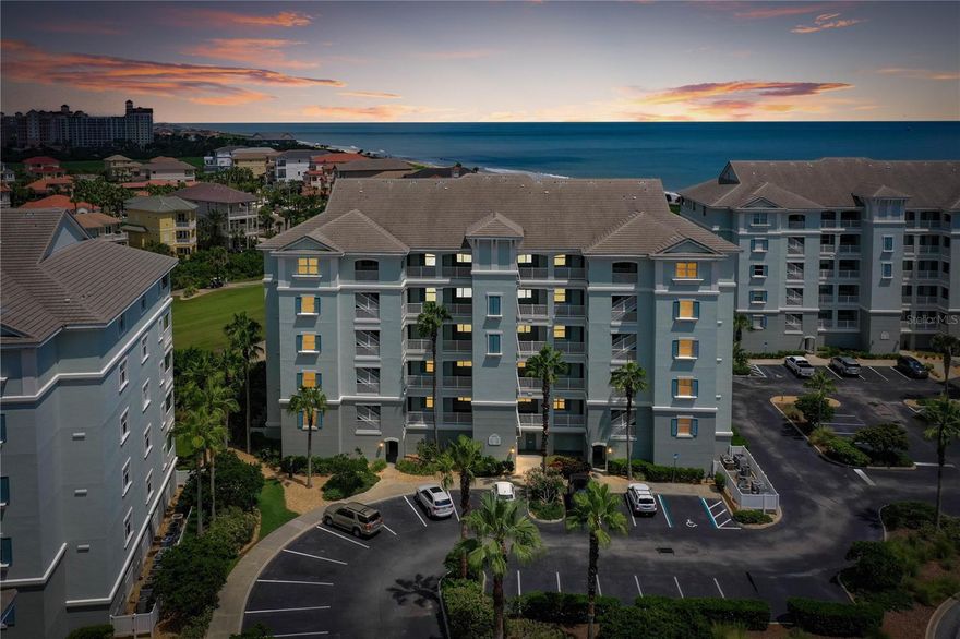 Experience luxury coastal living in this beautifully updated residence within the exclusive gated community of Cinnamon Beach at Ocean Hammock. Perfectly positioned on the second floor, this immaculate condo offers breathtaking ocean views along with a front-row seat to the signature 8th hole of the Ocean Front Hammock Beach Golf Course designed by Jack Nicklaus.

Designed with both comfort and style in mind, the open-concept floor plan showcases tile and laminate wood flooring, granite countertops, beautiful 42-inch cabinetry, a beautiful designer backsplash, and a new French door stainless steel refrigerator. Canned ceiling lighting enhances the bright interior, while two sliding glass doors lead to a tiled balcony where you can enjoy the coastal breeze and stunning scenery. Additional upgrades include a new A/C installed in 2024, offering peace of mind for years to come.

Whether you are searching for a full-time residence, a luxurious second home, or a high-performing investment property, this condo presents an exceptional opportunity. Residents and guests enjoy access to world-class resort amenities including an oceanside pool, lakeside resort heated pool, splash zone, fitness center, play room, adult lounge, seasonal restaurant, and multiple private beach walkovers providing direct access to the pristine Atlantic shoreline.

From sunrise ocean views to championship golf course scenery, this exceptional property captures the very best of the Florida coastal lifestyle.