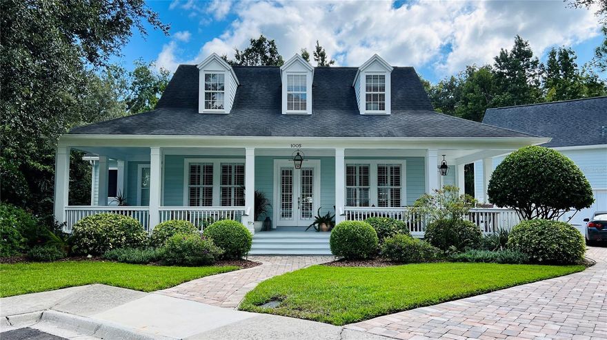 Our Fairytale Line of Homes in the Town Disney Built: Celebration, Florida.  
Step into a storybook setting with this Charming Coastal-style home perfectly positioned on a rare South Village oversized cul-de-sac lot overlooking the lush preserve. A true gem in Celebration, this home offers the privacy, elegance, and craftsmanship you’ve been dreaming of. Highlights of This Fairytale Home. Spacious & Inviting Design.  4 bedrooms, 3 baths with an open, flexible floor plan. Welcoming foyer with abundant natural light and crown molding throughout. Tray ceiling in the formal dining room. Completely Remodeled Kitchen. Stylish in every way with an abundance of extra cabinetry. Opens seamlessly into the family and dining rooms – perfect for entertaining. Magazine-worthy design with artistic craftsmanship throughout. Owner’s Retreat on Main Floor. Large primary suite with newly designed sunroom featuring impact-resistant 4-sliding glass doors that let the outdoors in. Expansive pool and preserve views. Spa-like remodeled bathroom featuring shiplap accents, gorgeous counters, double sinks, new lighting, an upgraded walk-in shower, and exceptional closet space. Upstairs Comforts. Two secondary bedrooms with an upgraded bathroom. Abundant closet and storage space. Outdoor Oasis. Screened-in pool and spa overlooking expansive preserve grounds.  Spacious wrap-around porch perfect for rocking chairs and sunsets. Solar-powered piping adds an eco-friendly touch. Bonus Spaces & Upgrades. Detached 3-car garage with charming garage apartment – perfect for guests or rental income. New roof credit offered.  The home features 3 Air Conditioning systems. 2 AC units just replaced costing over $45,000 in brand-new high-end Trane AC systems. And the third AC unit is only one year old.  Walking distance to Spring Park, pool, playground, and Heritage Hall. Why You’ll Love It -- This home is more than just a place to live – it’s a Celebration lifestyle. Imagine sipping coffee on your wrap-around porch as the preserve comes alive with birdsong. Host family and friends in your stylish open spaces or enjoy quiet evenings by the pool with serene, panoramic views. With exquisite craftsmanship, thoughtful upgrades, and its prime location, this is truly a rare opportunity that won’t last long!