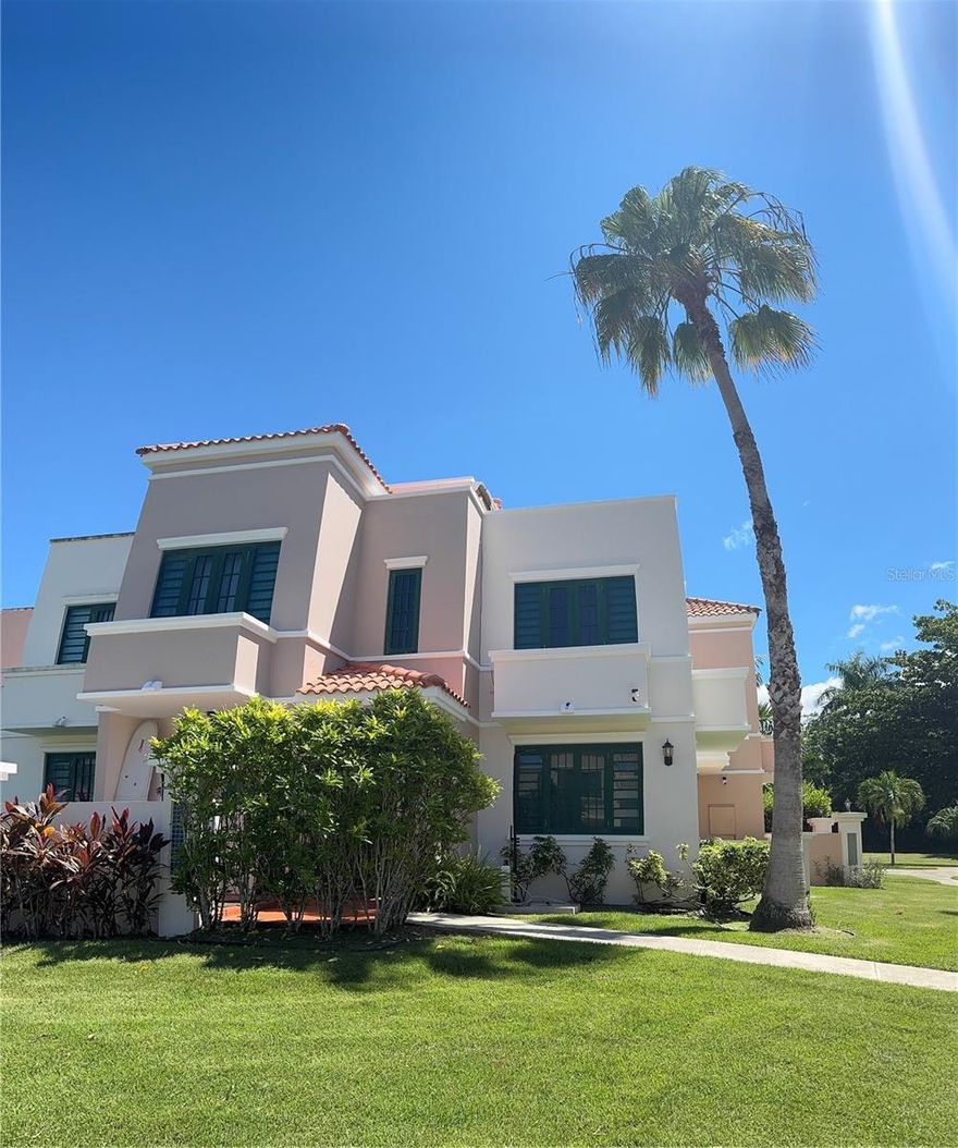 Live in Rincon's premier oceanfront community. Beautifully appointed and totally equipped 3 story villa. In the first level you'll find living room, dining, family room, kitchen & storage area and powder room. Second level has the Master bedroom with ensuite bathroom, 2 bedrooms with ocean views, full bathroom and laundry room. On the third level a nice size family room/office with a 600 sq ft terrace with mountain & ocean views. 

Punta Del Mar Beach Village is a very peaceful and safe gated community in the north shore of Rincon. Tennis, pickleball, basketball courts, gym and resort style community pool. Calm waters in the summer with world class beach break in the winter and miles of pristine coastline for peaceful walks. The villa was recently remodeled in 2025, all new appliances, AC Units and a  20Kw Caterpillar Diesel generator for worry free island living.