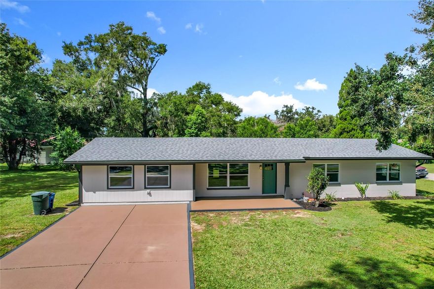 Ready for a new owner! Seller will assist with closing costs on this beautifully remodeled 3-bedroom, 2-bath home sits on a spacious corner lot and is move-in ready. Inside, you’ll find brand-new laminate flooring throughout and fresh paint that gives the home a bright, modern feel.
The kitchen is a showstopper with all-new cabinets, quartz countertops, a stunning backsplash, and brand-new appliances—plus the bonus of a large walk-in pantry for plenty of storage. Just off the dining area, French doors open to the backyard, filling the space with natural light.
The primary suite features a tiled walk-in shower, while the second bathroom offers a shower/tub combo. The oversized living room provides ample space for entertaining and flows seamlessly into the adjoining family room for even more gathering space.
New features include NEW Roof, AC, Plumbing, Electric, drywall, Kitchen cabinets, quartz countertops and stainless appliances, windows and doors, laminate flooring. 

A dedicated laundry room includes washer and dryer hookups, extra storage, new electric service and tankless hot water, and access to the fenced backyard—perfect for pets, kids, or simply enjoying the outdoor patio area.  Corner lot is just down the street from the Bartow Golf Course. Stop in to see what it will take to make this home yours!
