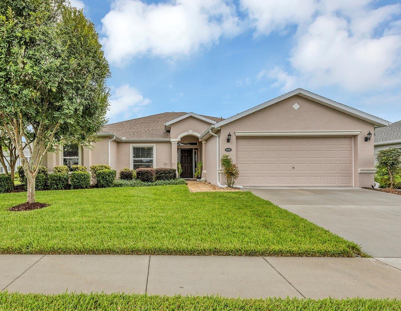 Affordable Golf-Community Living, A decorative paver sidewalk and mature upgraded landscape package welcome you to this 3 Bedroom 2 Bath with Den/Office, over-sized 2 car garage Home Located in Highly sought after Arlington Ridge , A Guard Gated & Active Adult Golf Community. Discover a lifestyle of comfort and leisure you've waited for your whole life for, Very Affordable Low HOA of $125 per month includes, mowing, trimming & blowing of lawn Wi-Fi router for signal coverage throughout the home, 200+ cable TV channels, and 250-megabyte high-speed internet. Two DVRs are also included for recording your favorite shows which is all included, Low-maintenance stucco construction. situated on a over-sized lot you do not have to cut, The community has private mailboxes in front of your home, sidewalks and underground utilities for more luxurious feel. 21x16 Great Room with laminate and 9 foot ceilings in most of the home. Kitchen has pantry, bar-top dining as well as a breakfast nook, natural gas range and double door fridge are included, Kitchen also has a 2nd built-in office area. Master Bedroom has 9 foot ceiling, walk-in closet, ensuite bath with walk-in shower, Dual vanity sinks, private toilet and linen closet. 2 guest bedrooms have a full bath just outside their doors, Indoor laundry room with washer & dryer that stay. 390+ square foot screened and covered lanai overlooking large backyard, Features an over-sized stretched 24x19 feet, 2 car garage. , Home is located in low wind zone being in the center of the state. Benefit from huge discounts on homeowner's insurance due to the home's high construction standards being built to wind code, high & dry elevation for flood protection, and a low wind zone. The low HOA of $125/month makes this community even more affordable than nearby communities This coveted community offers a wide range of amenities, including an 18-hole golf course where you can get a tee time year round, driving range, putting greens, YOU DO NOT HAVE TO PURCHASE A SOCIAL OR GOLF MEMBERSHIP TO LIVE IN COMMUNITY, USE FULL AMENTIIES OR PLAY GOLF, lighted tennis and pickleball courts, 2 heated swimming pools, hot tub, top of the line fitness facilities, billiards, a restaurant, tavern, and a free movie theater. The community is golf cart-friendly, with sidewalks for strolls and low-speed limit streets perfect for bicycling. Enjoy the convenience to grocery stores, restaurants, banks, and pharmacies within a 5-minute drive. Emergency services are just 10 minutes away, and a free boat ramp and fishing pier on a 15,000-acre lake are nearby. Community is 20 minutes from malls, restaurants, and a 12-screen movie theater, 45 minutes from Orlando, Major theme parks, and the airport, 90 minutes to Daytona Beach & Atlantic Ocean and Gulf of Mexico Clearwater SJS 2025©